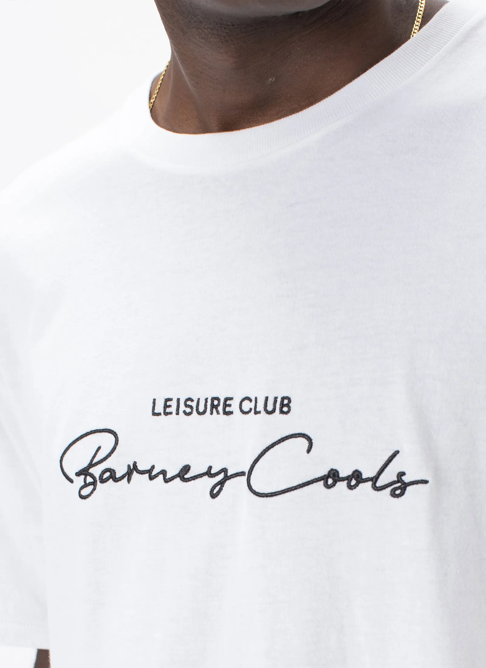 Club Script Tee White sold by Barney Cools product image thumbnail 2