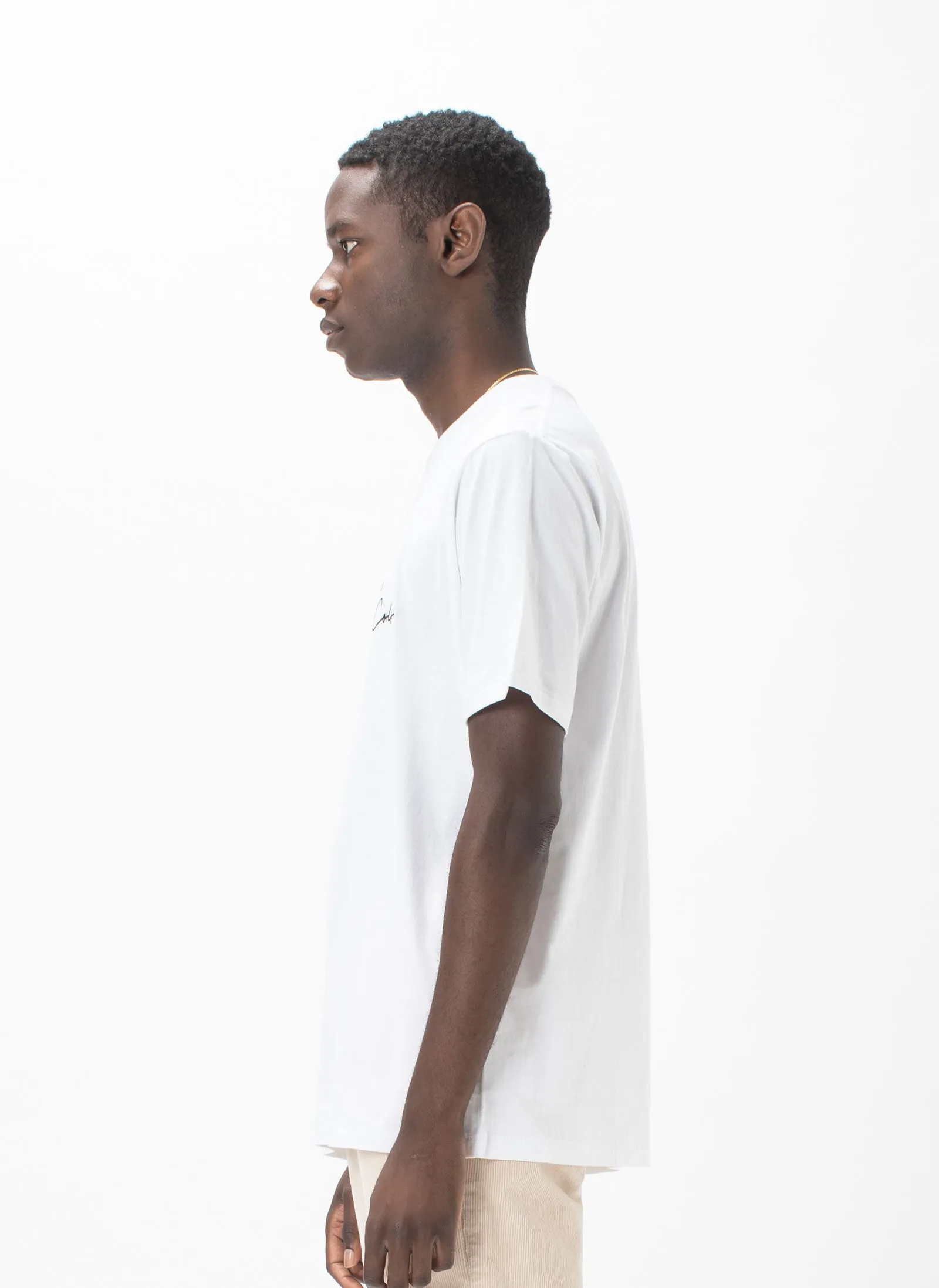 Club Script Tee White sold by Barney Cools product image thumbnail 4