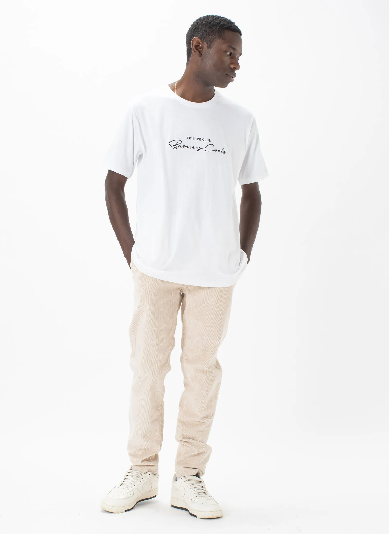 Club Script Tee White sold by Barney Cools product image thumbnail 5