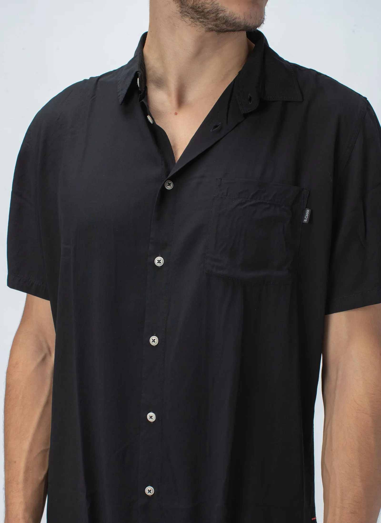Holiday Short-Sleeve Shirt Black sold by Barney Cools product image thumbnail 2