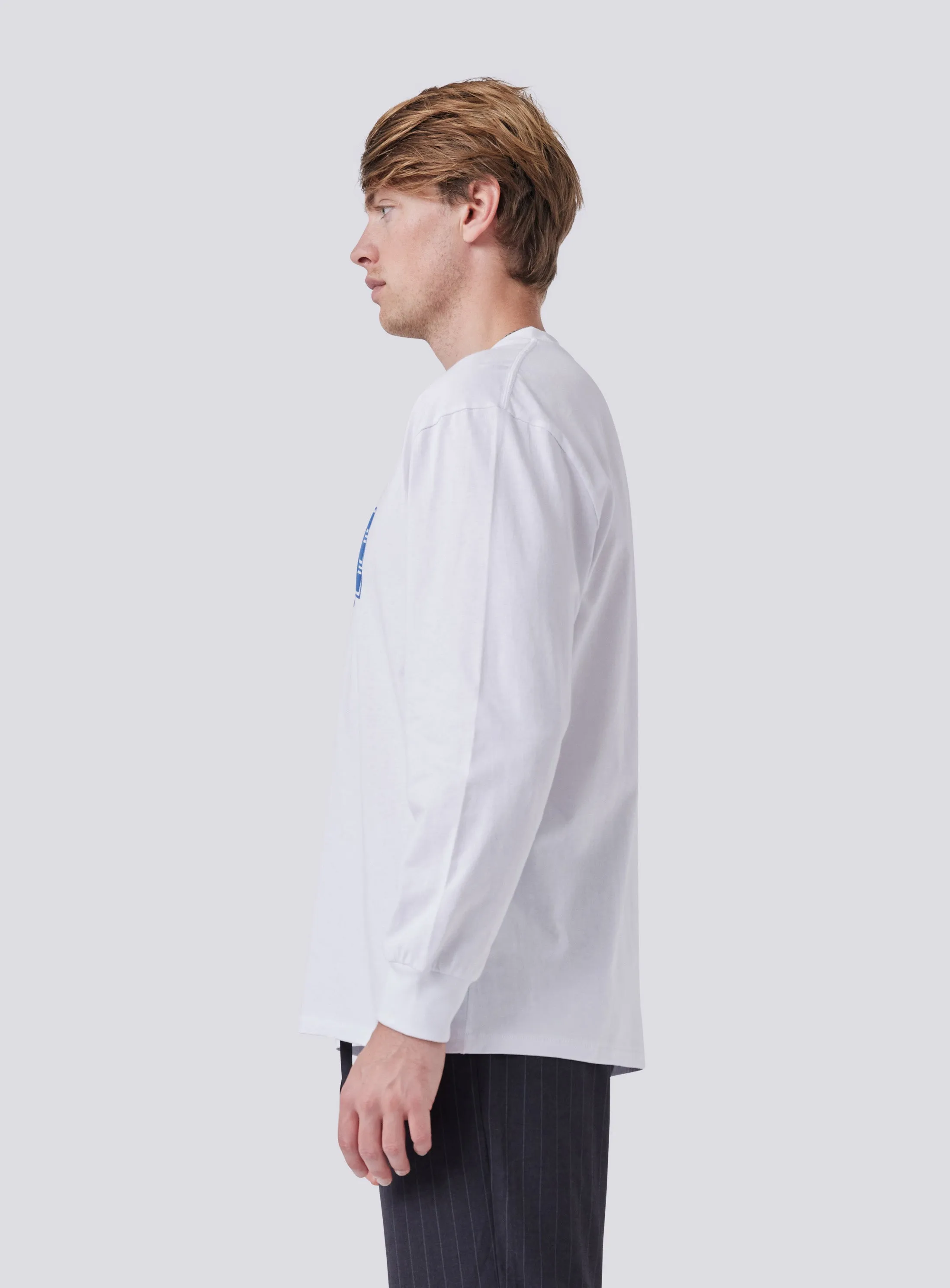 P-Leisure College LS Tee White sold by Barney Cools product image thumbnail 4