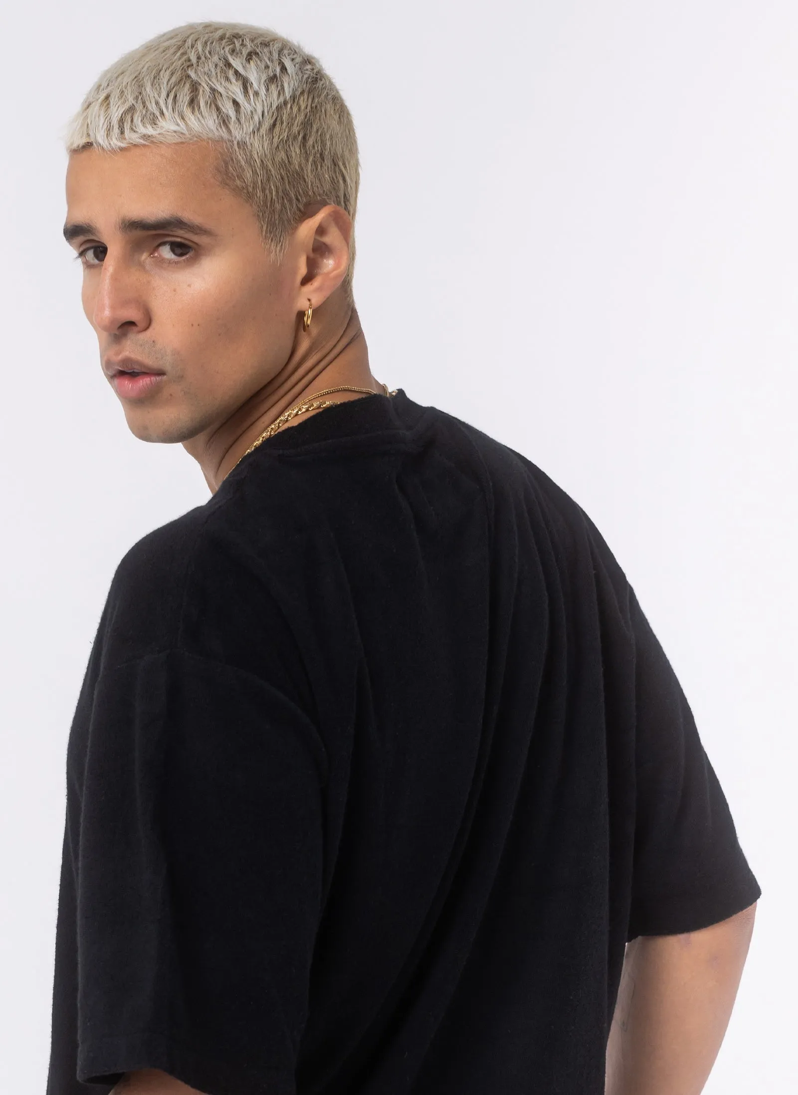 Terry Homie Tee Black sold by Barney Cools product image thumbnail 5