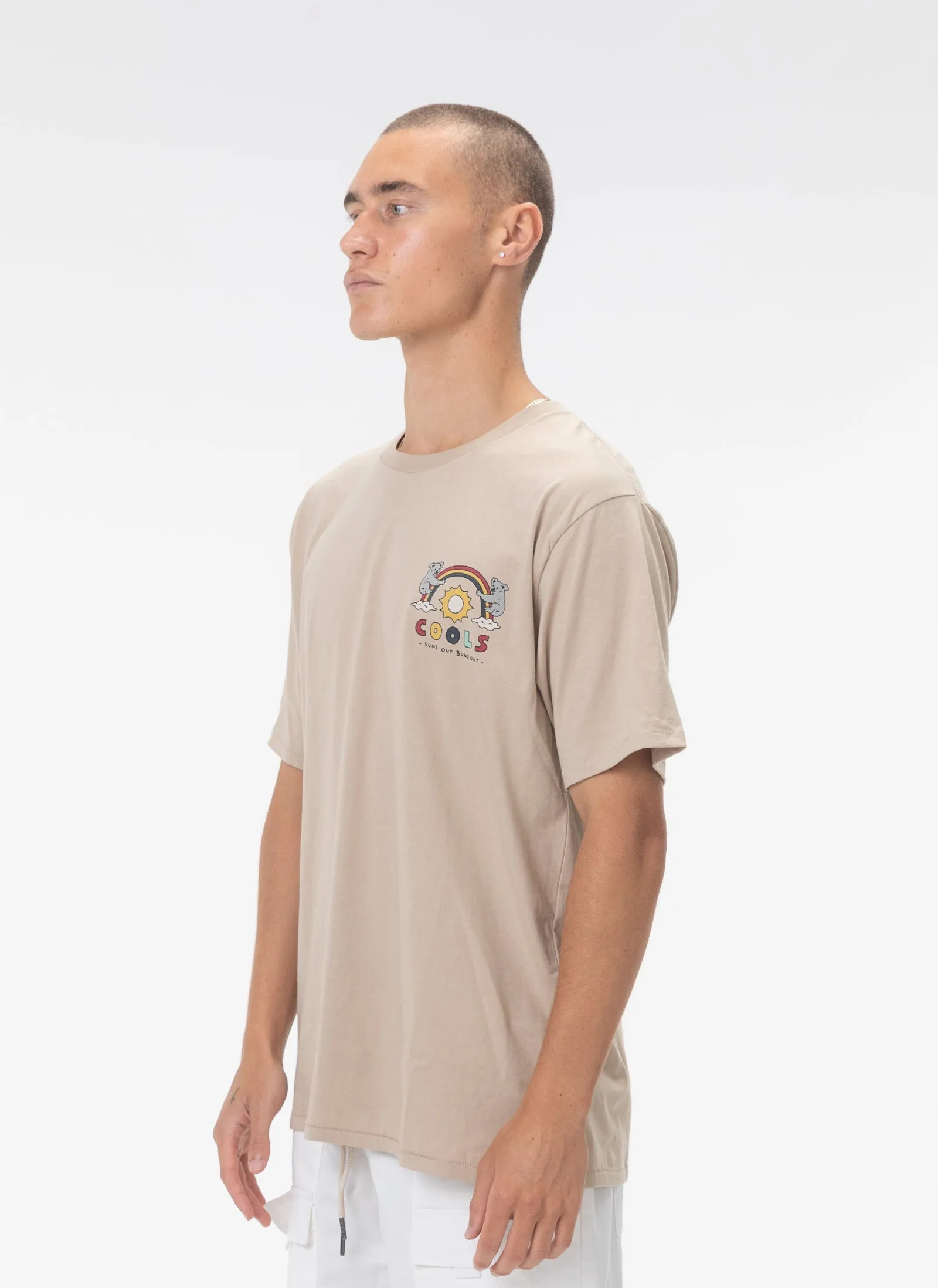 Buns Out Tee Beige sold by Barney Cools product image thumbnail 3
