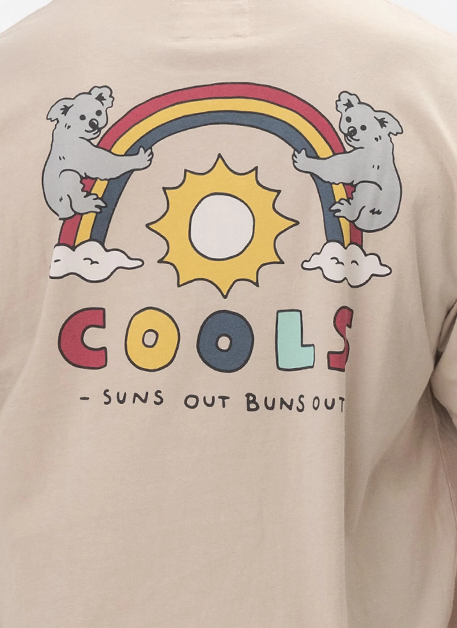 Buns Out Tee Beige sold by Barney Cools product image thumbnail 2