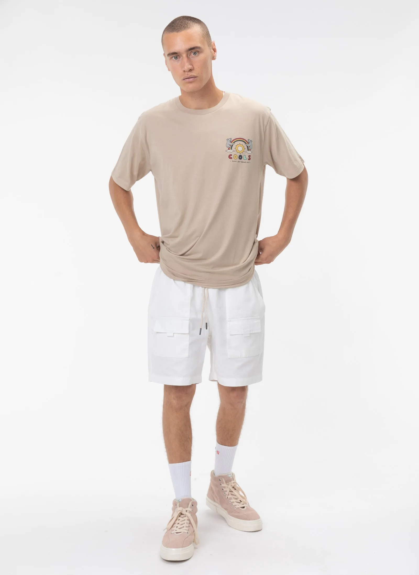Buns Out Tee Beige sold by Barney Cools product image thumbnail 5