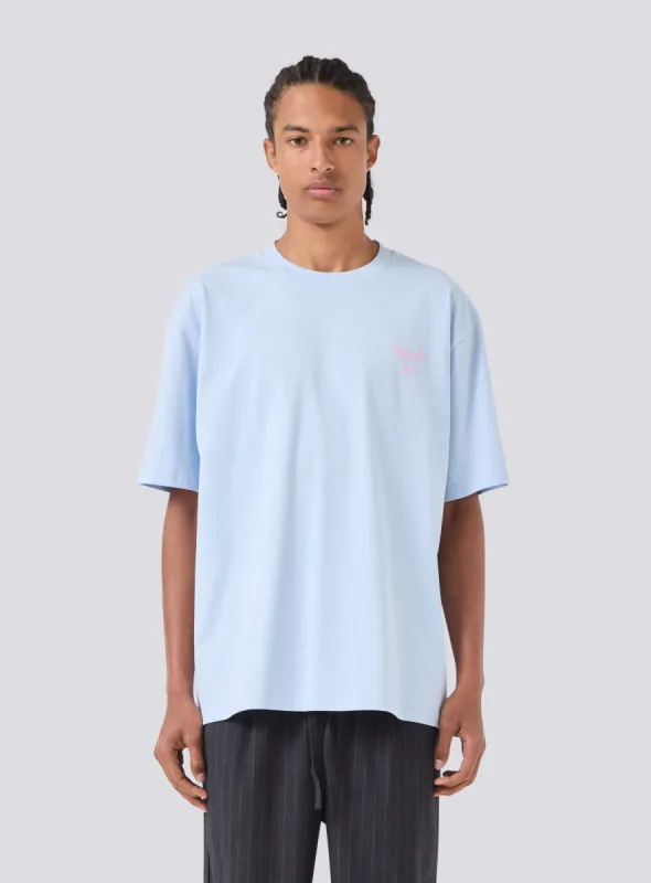 YC Tee Sky Blue sold by Barney Cools