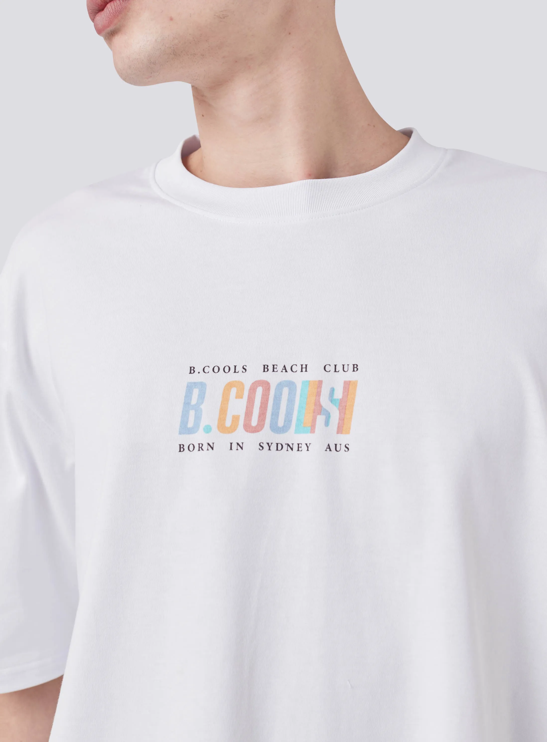 Beach Club Tee White sold by Barney Cools product image thumbnail 3