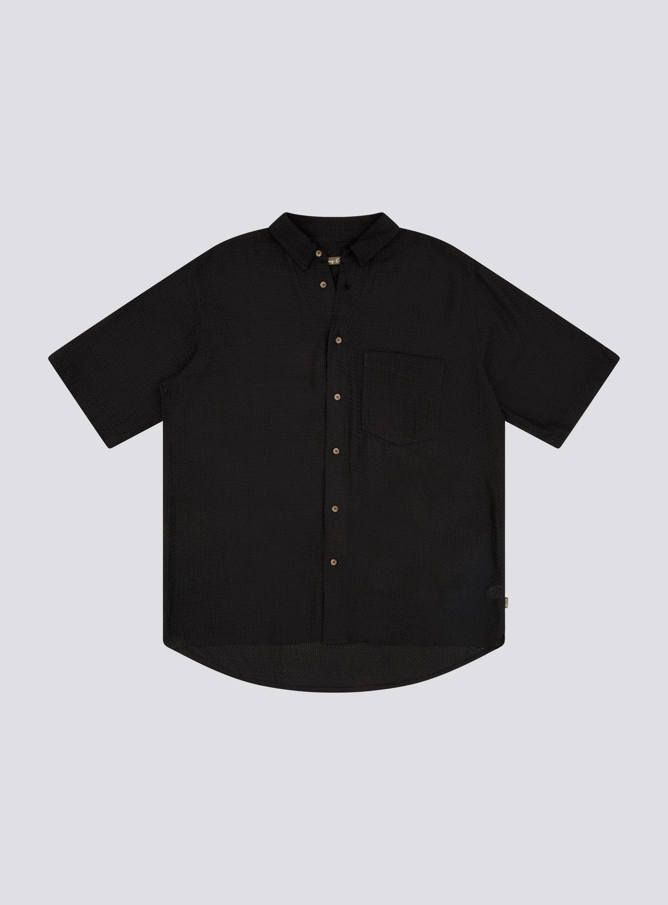 Homie Shirt Black Knit sold by Barney Cools product image thumbnail 2