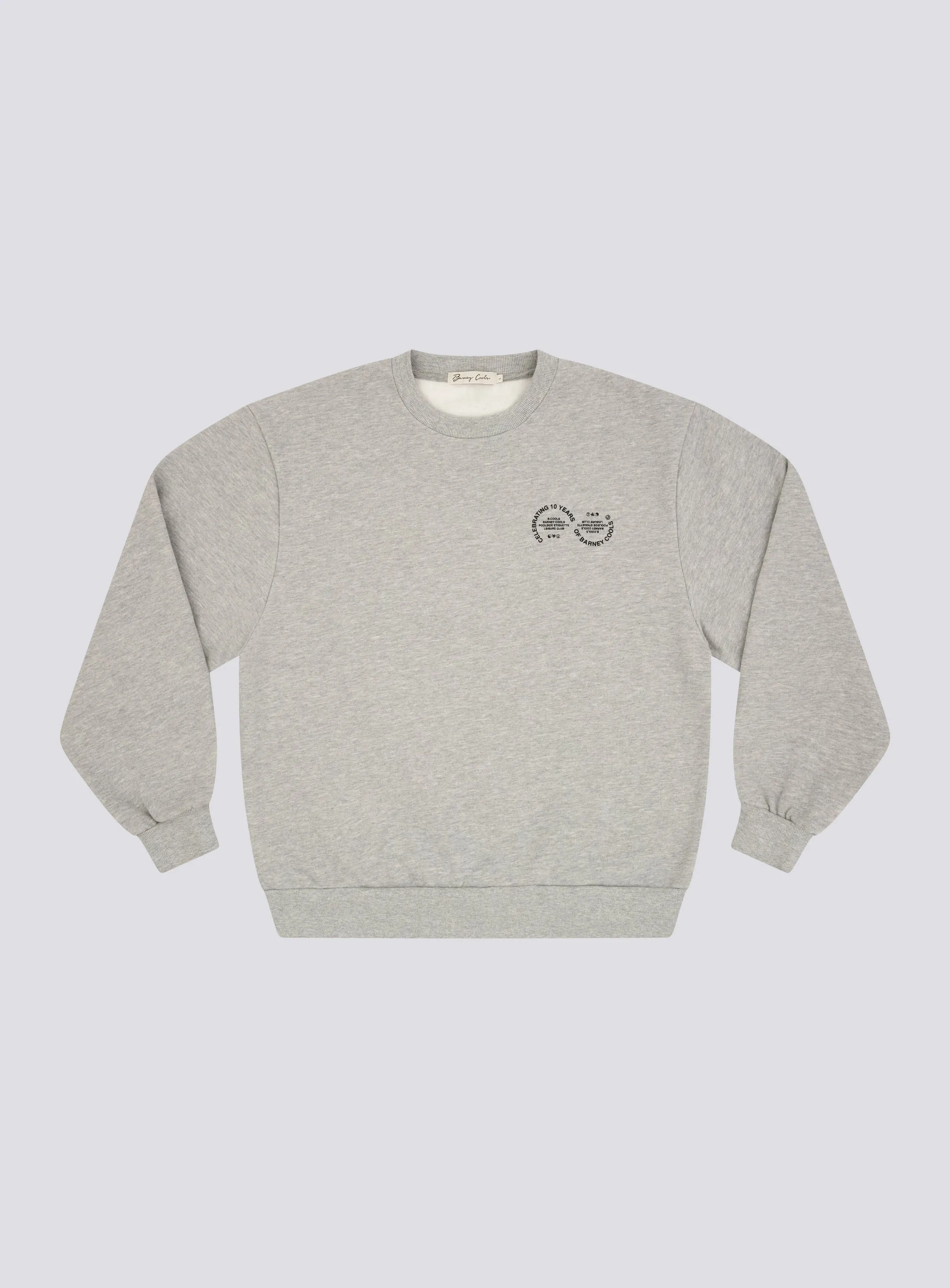 10th Sweatshirt Grey Melange sold by Barney Cools product image thumbnail 2