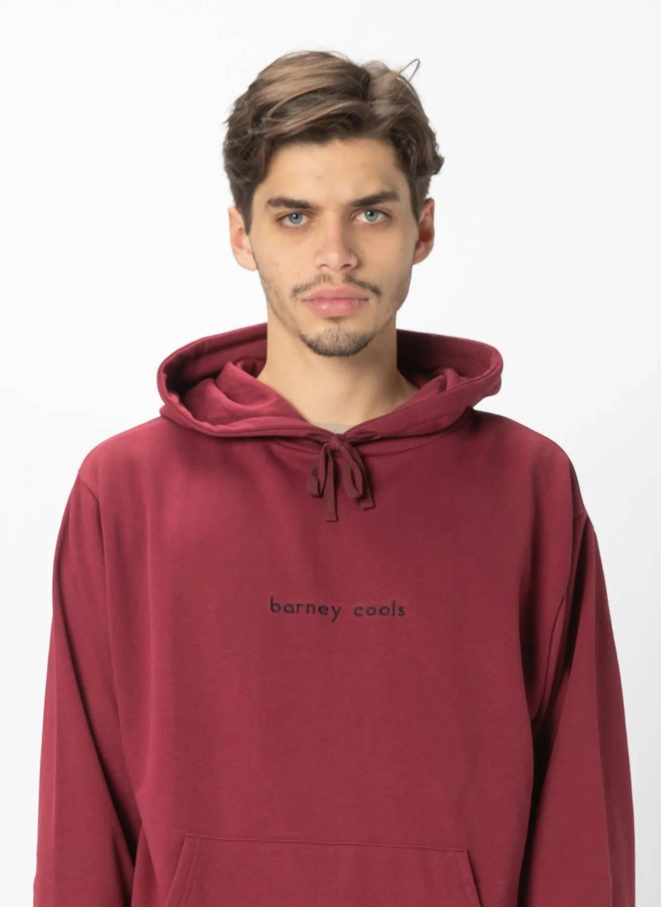 Barney Cools Hood Embro Sweatshirt Oxblood sold by Barney Cools product image thumbnail 4