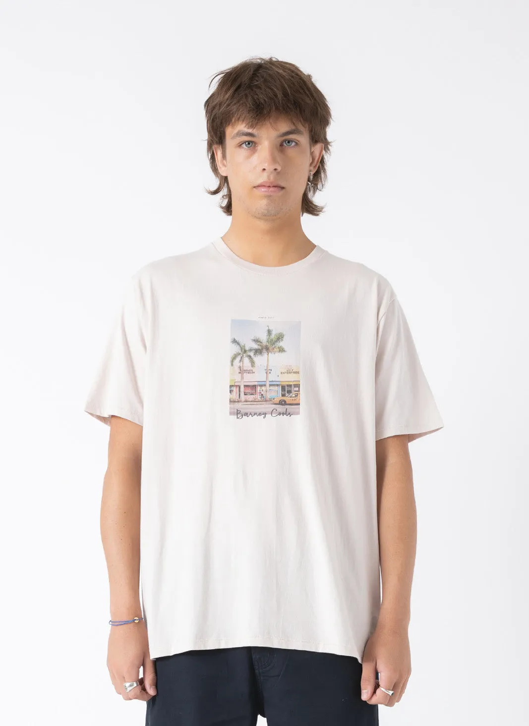 Postcard Tee Cashew sold by Barney Cools