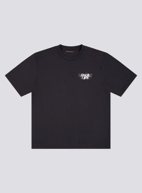 Tour Tee Pigment Black sold by Barney Cools