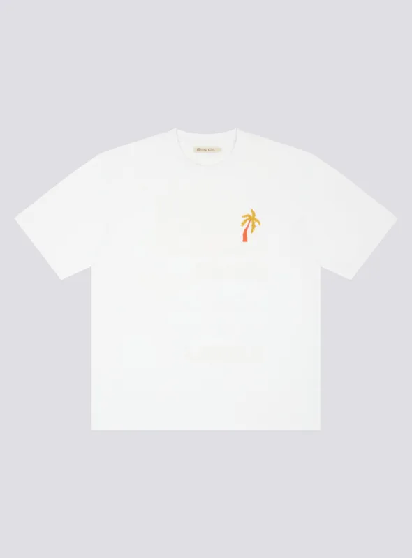 L.C.B Tee White sold by Barney Cools