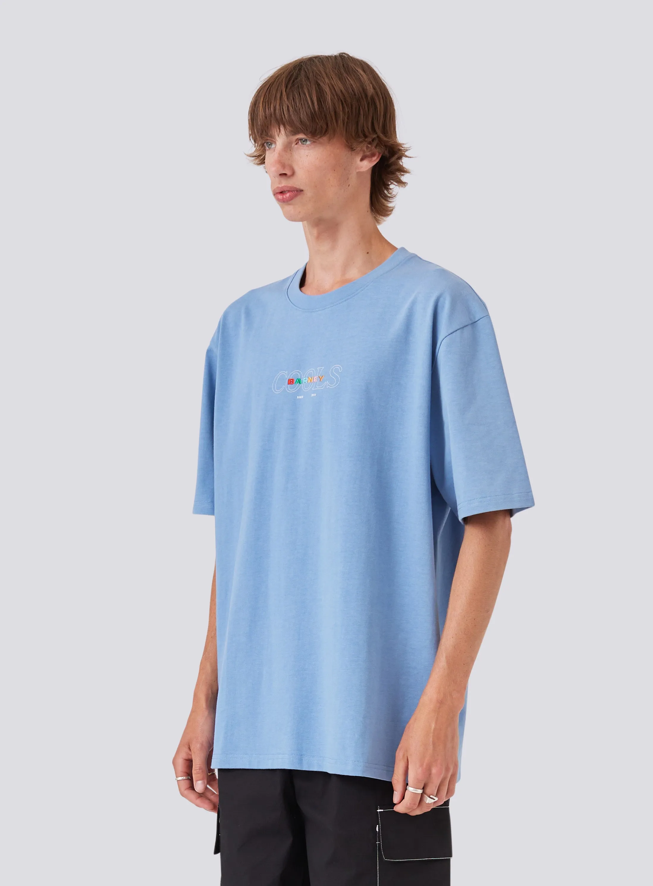 BRNY Tee Washed Blue sold by Barney Cools product image thumbnail 5