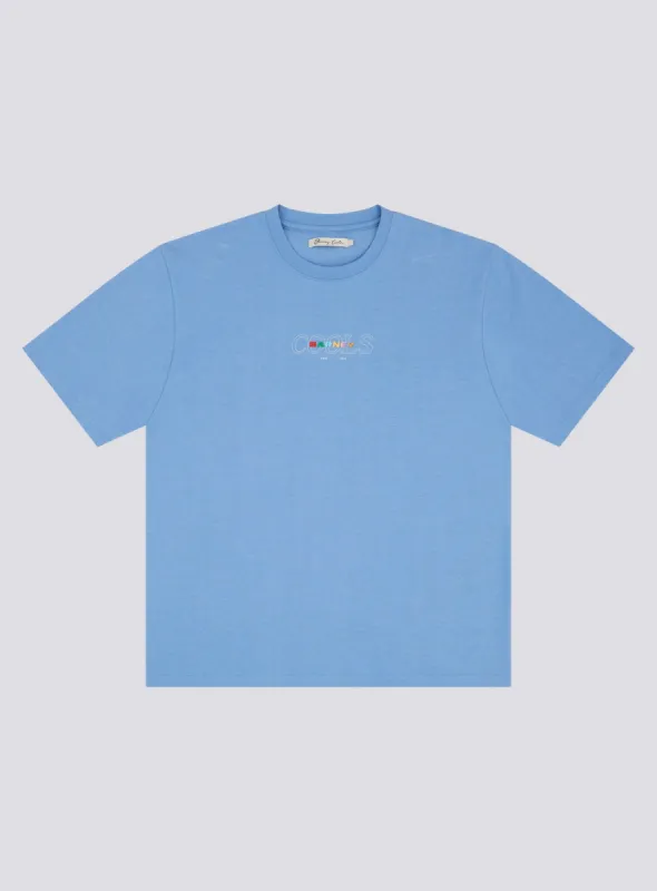 BRNY Tee Washed Blue made by Barney Cools