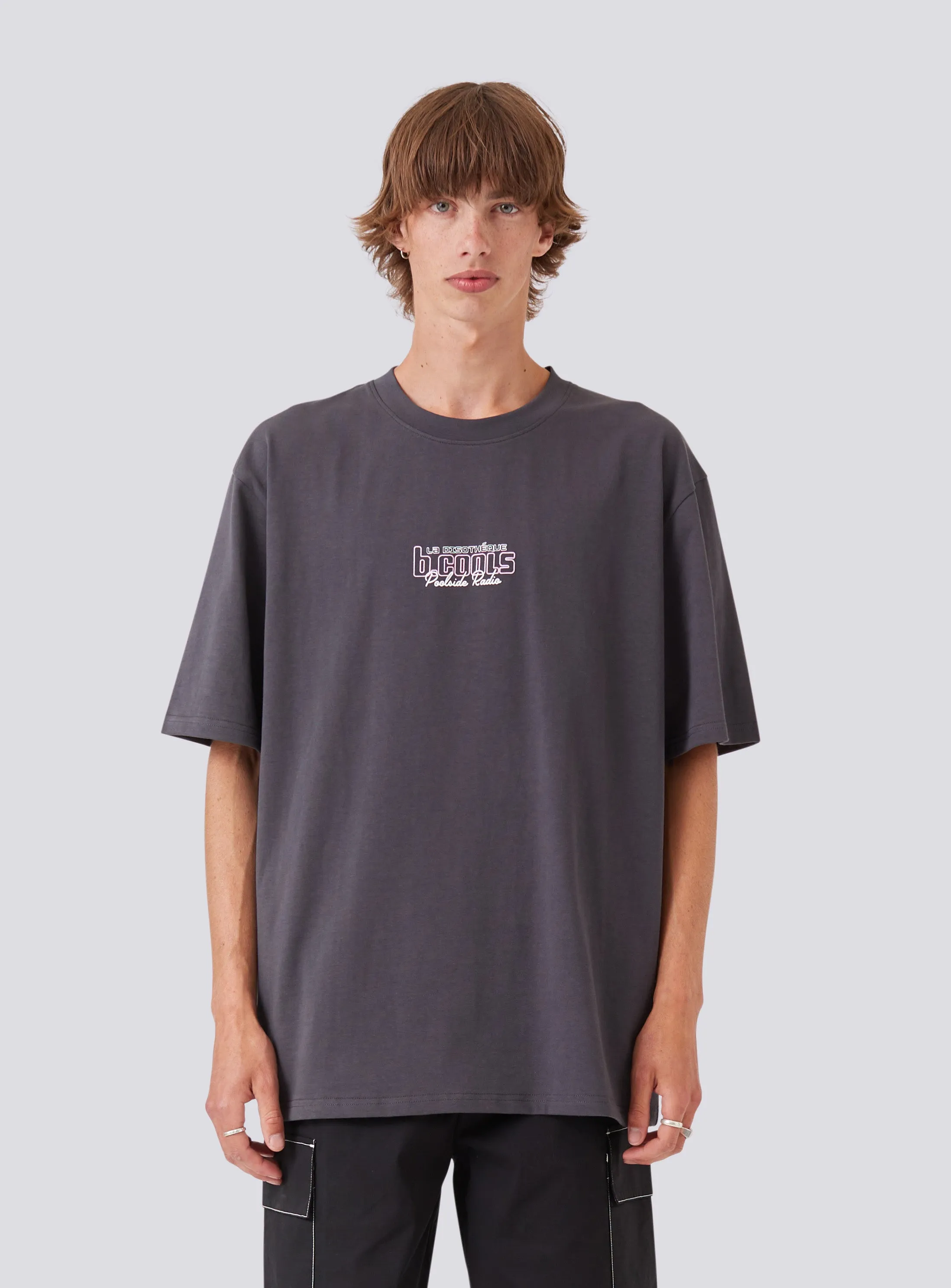 Discotheque Tee Pigment Black sold by Barney Cools product image thumbnail 2