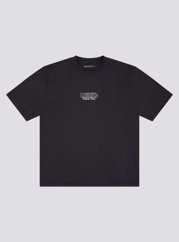 Discotheque Tee Pigment Black sold by Barney Cools