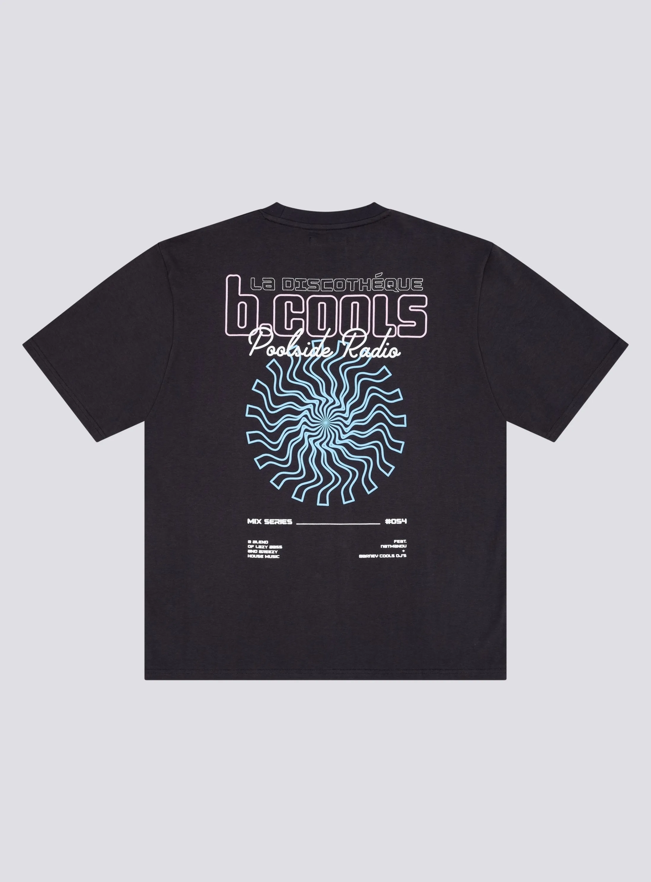 Discotheque Tee Pigment Black sold by Barney Cools product image thumbnail 3