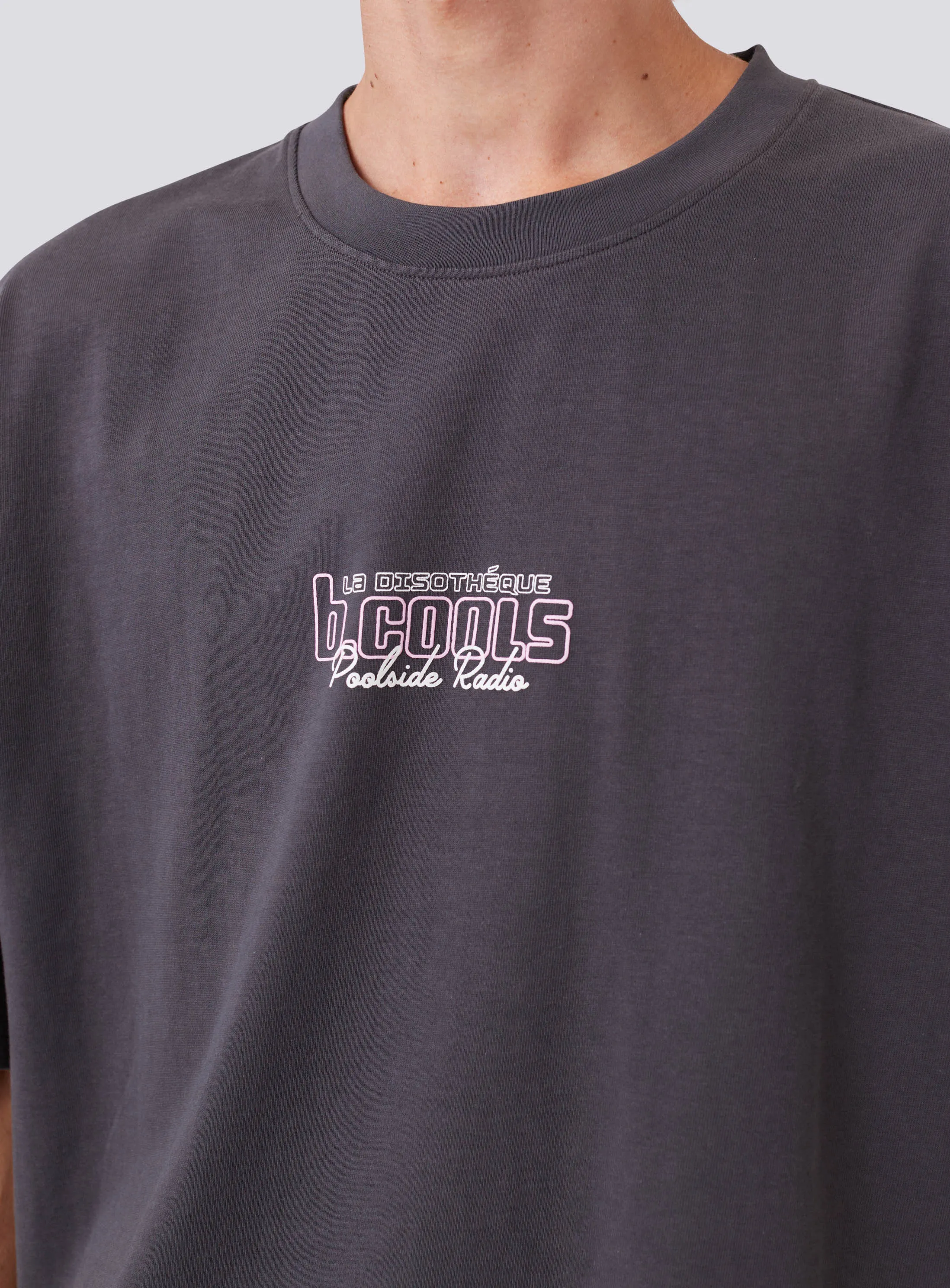 Discotheque Tee Pigment Black sold by Barney Cools product image thumbnail 4