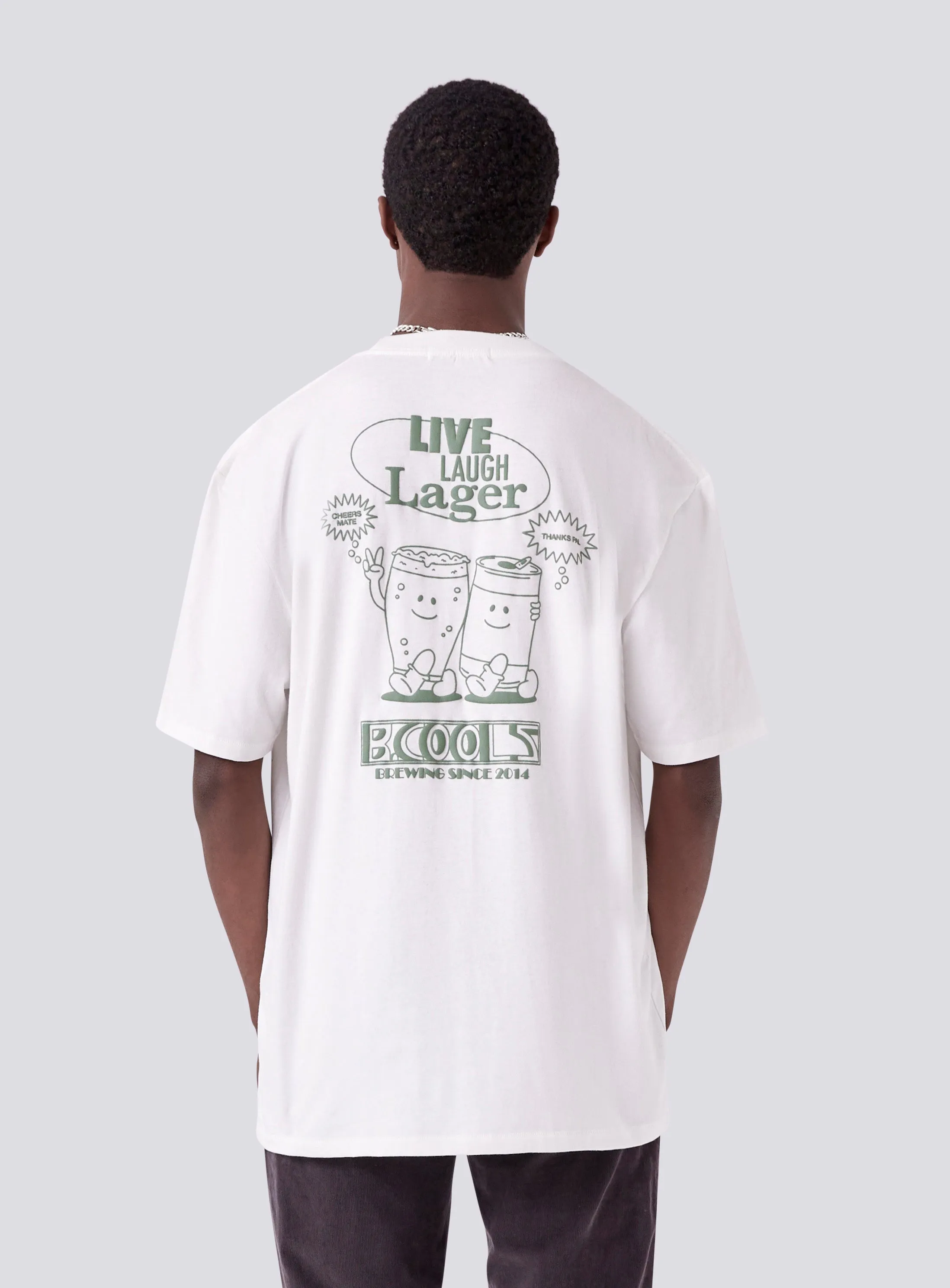 Lager Homie Tee Vintage White sold by Barney Cools product image thumbnail 5