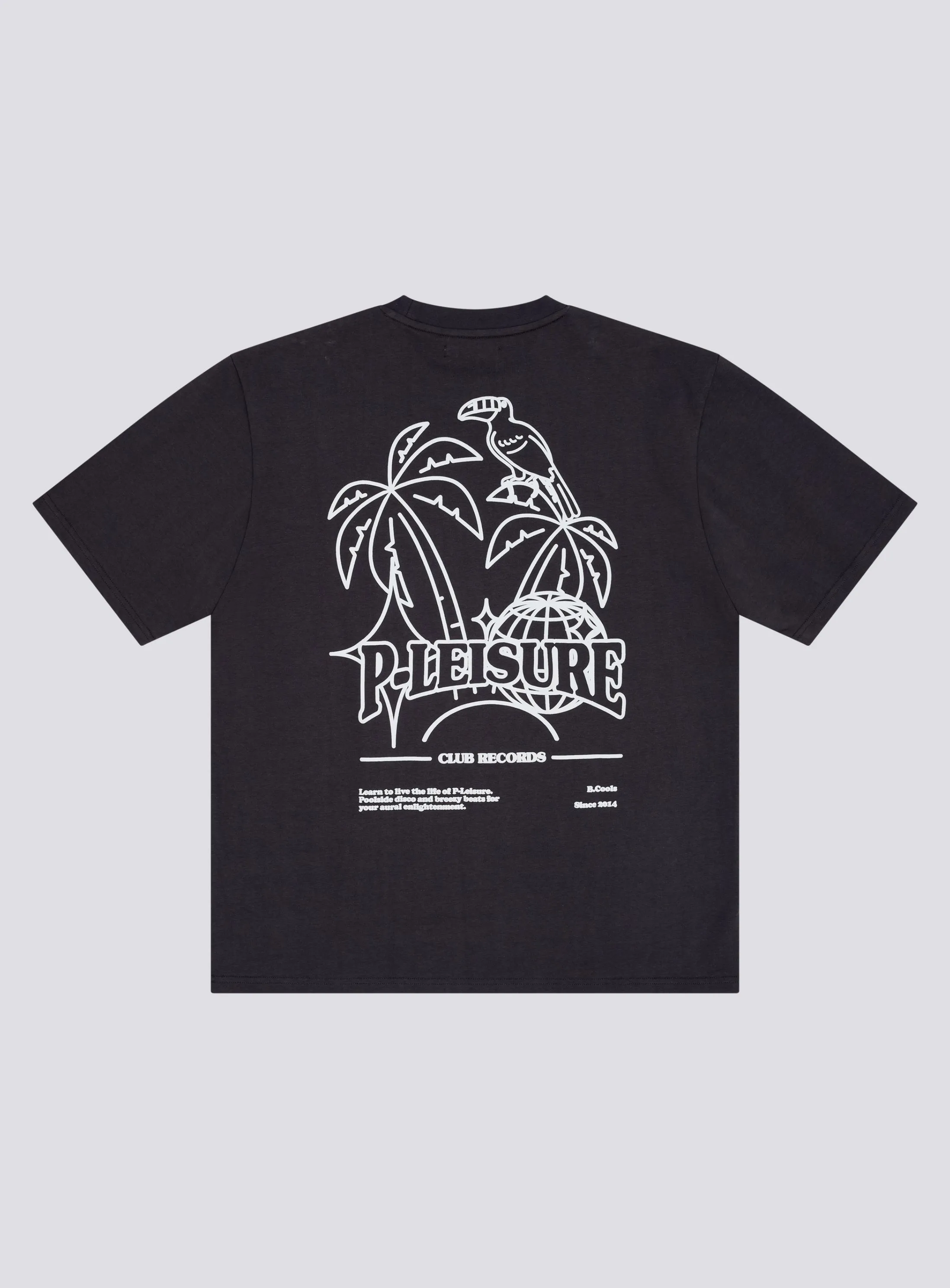 Club Tee Pigment Black sold by Barney Cools product image thumbnail 3