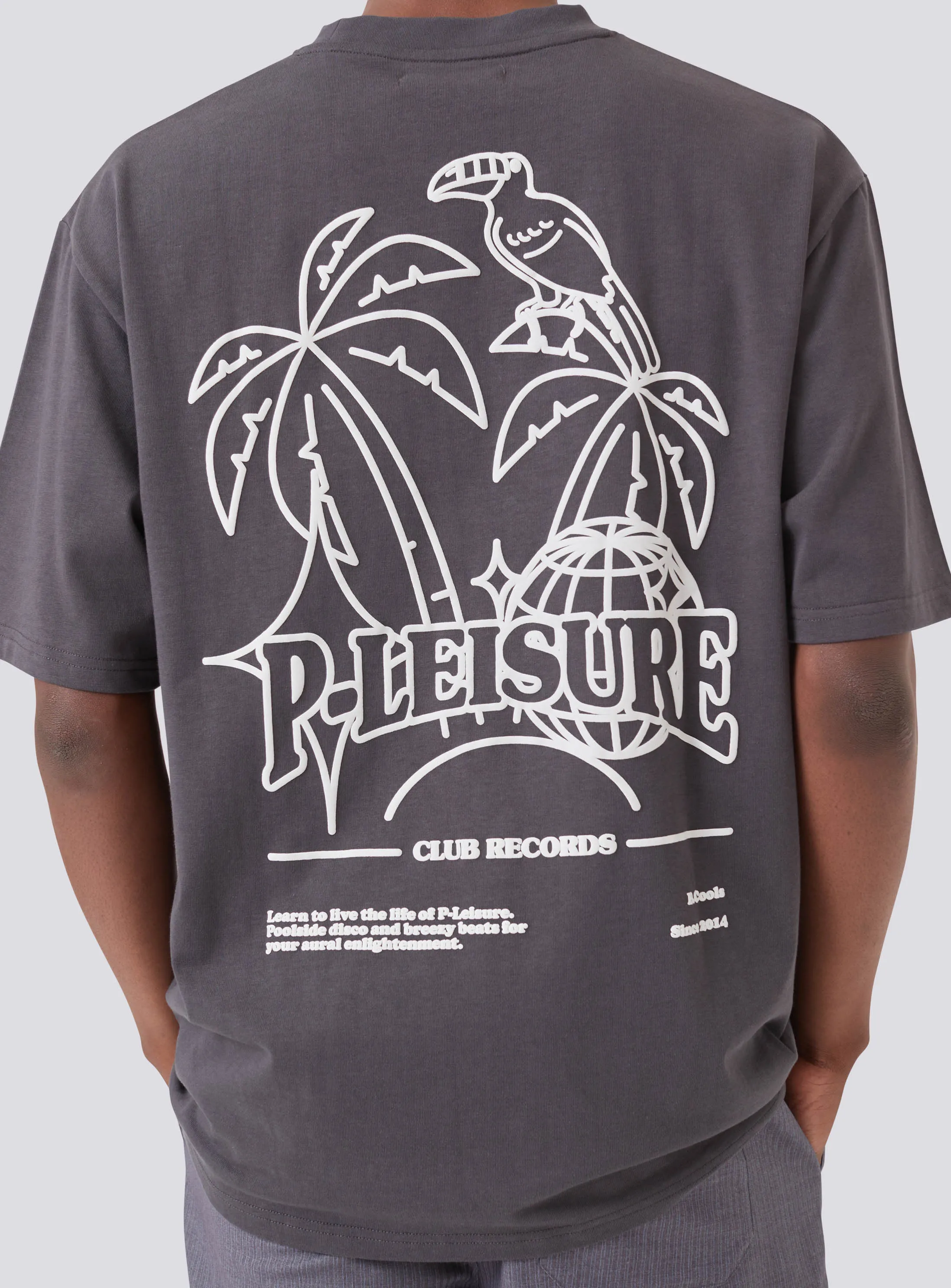 Club Tee Pigment Black sold by Barney Cools product image thumbnail 5