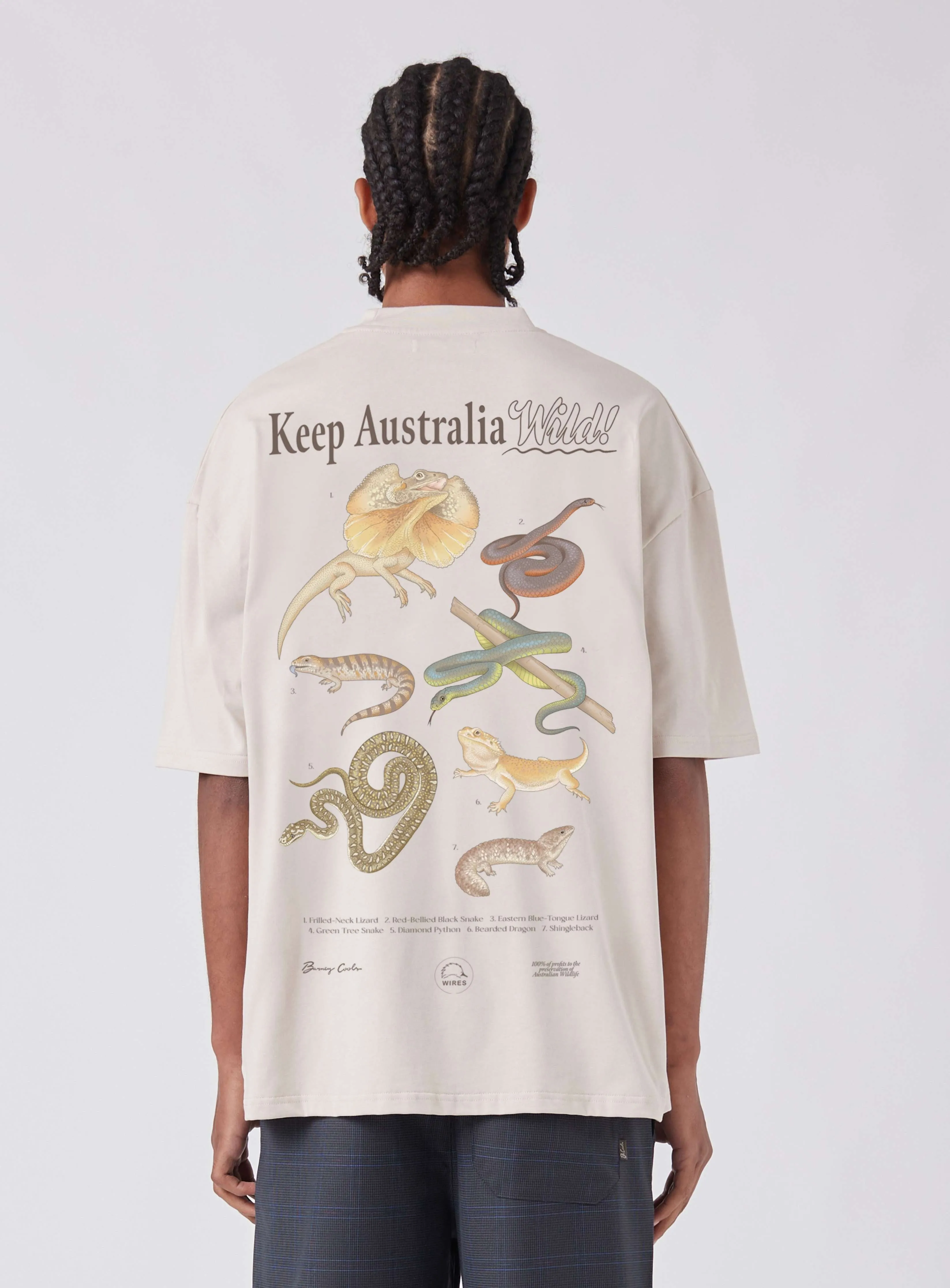 Wires 2.0 Tee Natural sold by Barney Cools product image thumbnail 2