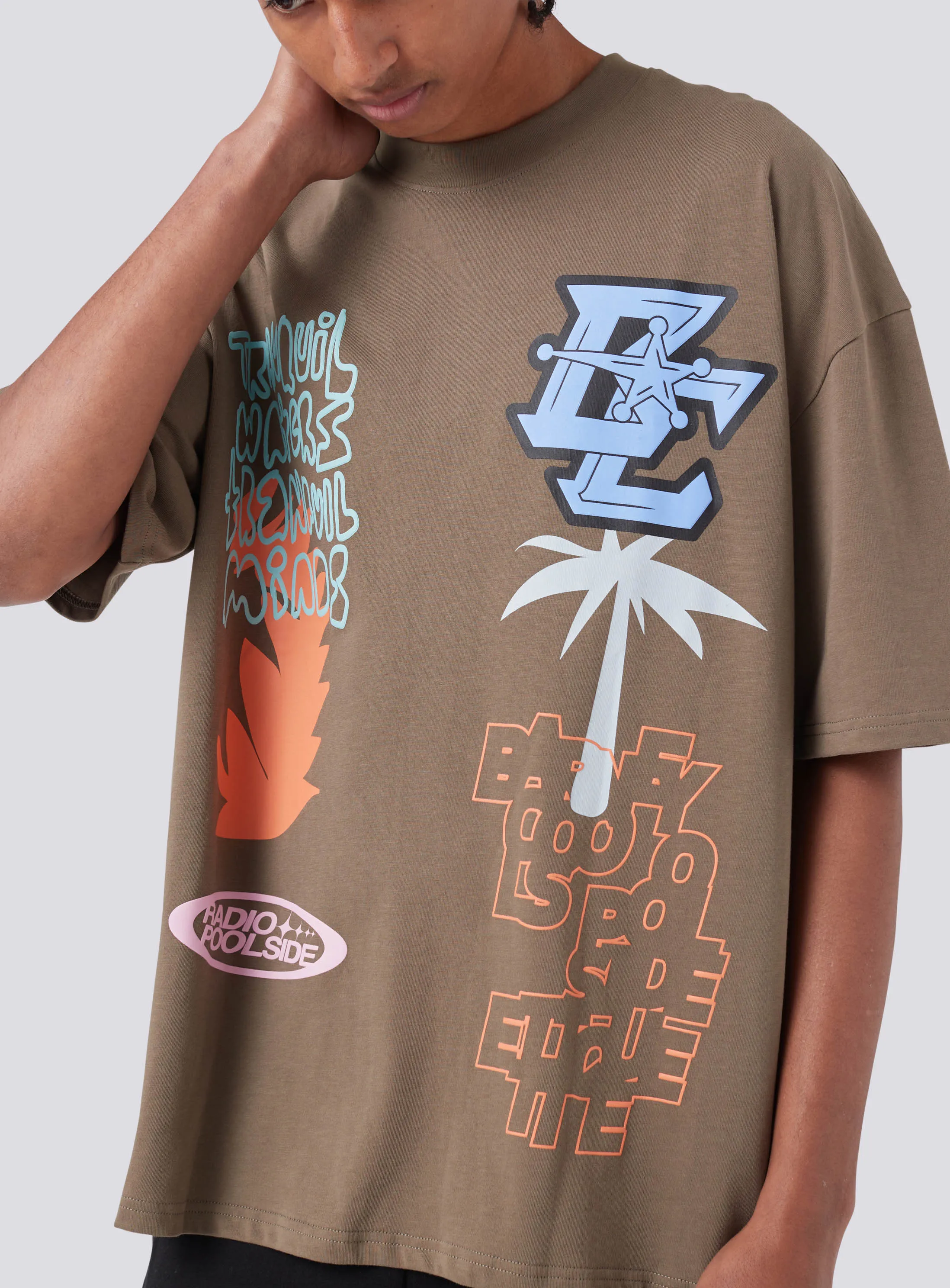 Stacked Tee Earth sold by Barney Cools product image thumbnail 4