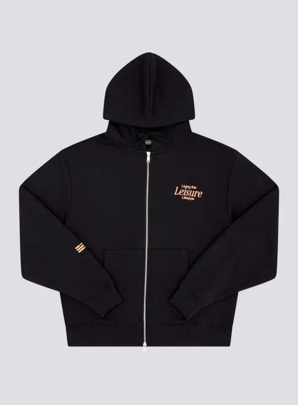PC Zip Hood Black made by Barney Cools