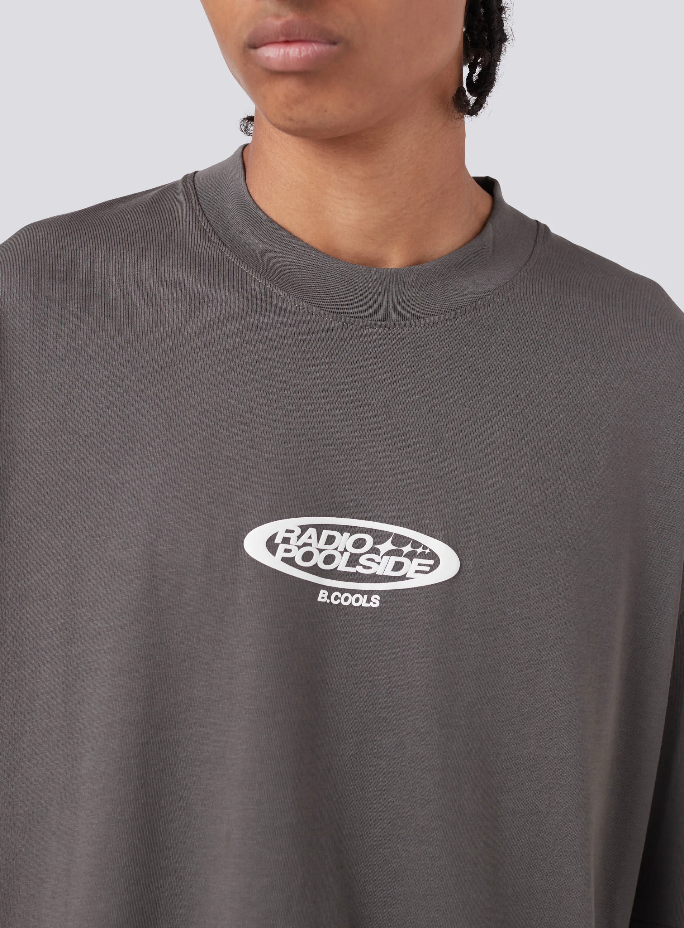 Radio Tee Washed Black sold by Barney Cools product image thumbnail 4