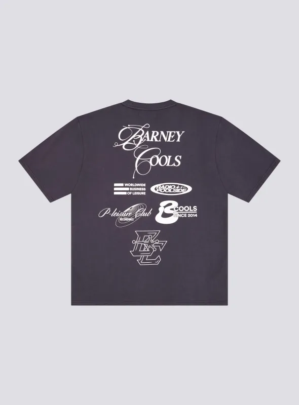 Radio Tee Washed Black sold by Barney Cools