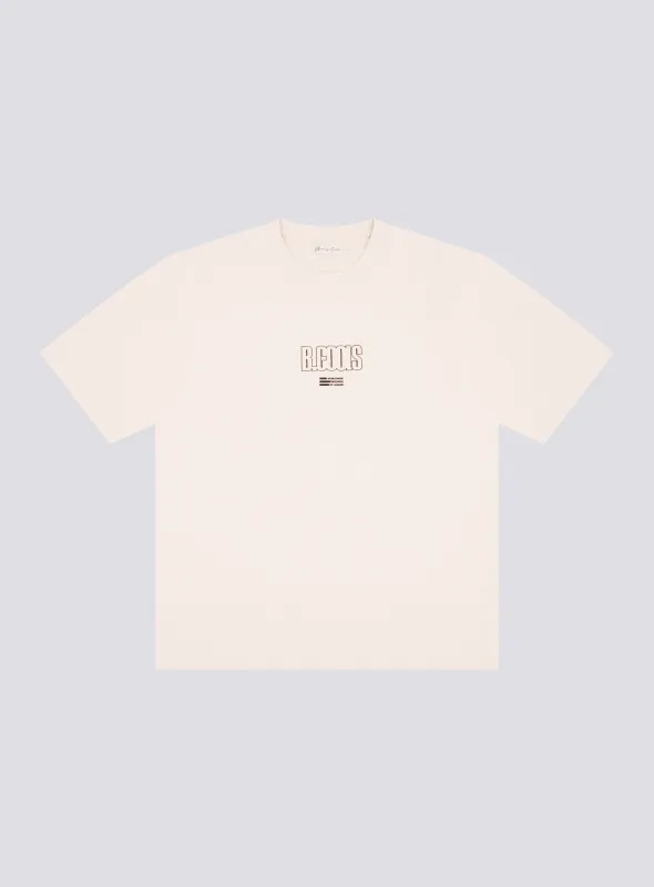 PCR Tee Ivory sold by Barney Cools