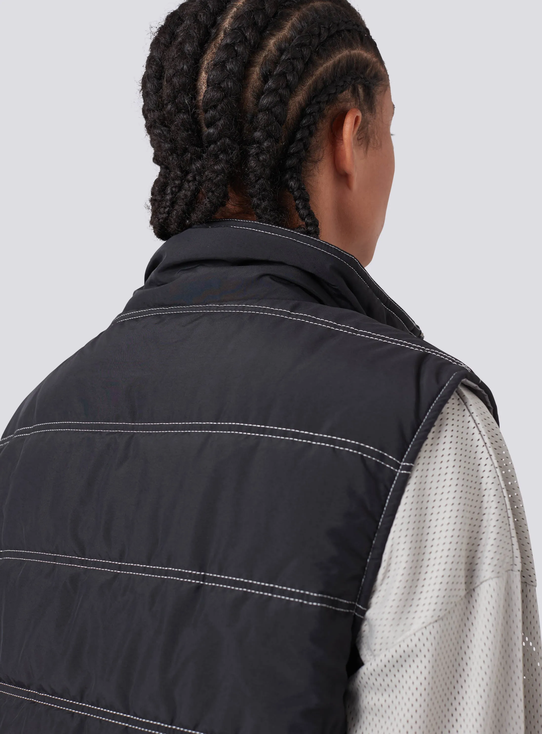 Railed Puffer Vest Black sold by Barney Cools product image thumbnail 4