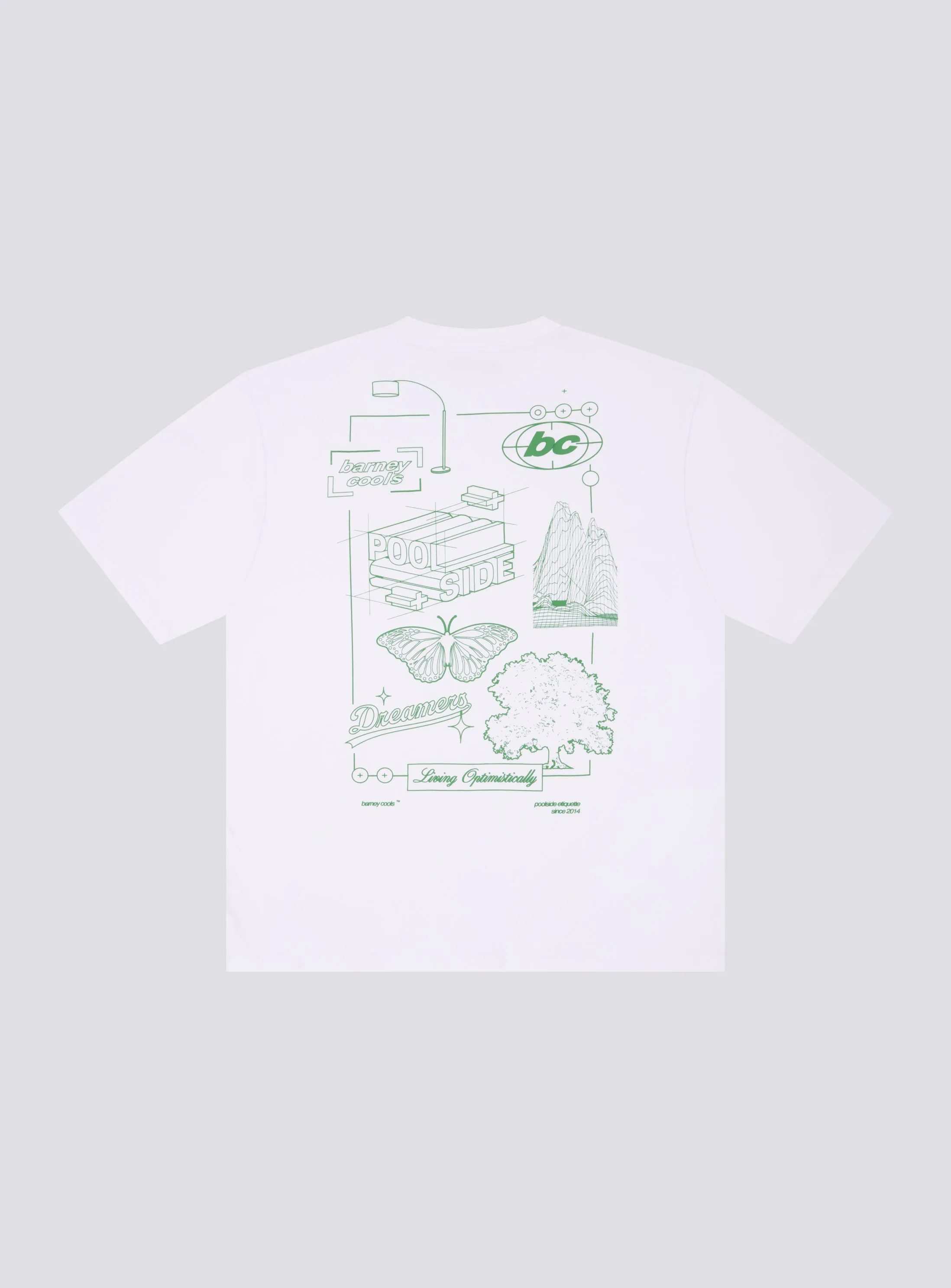 Streetscape Tee White sold by Barney Cools product image thumbnail 3
