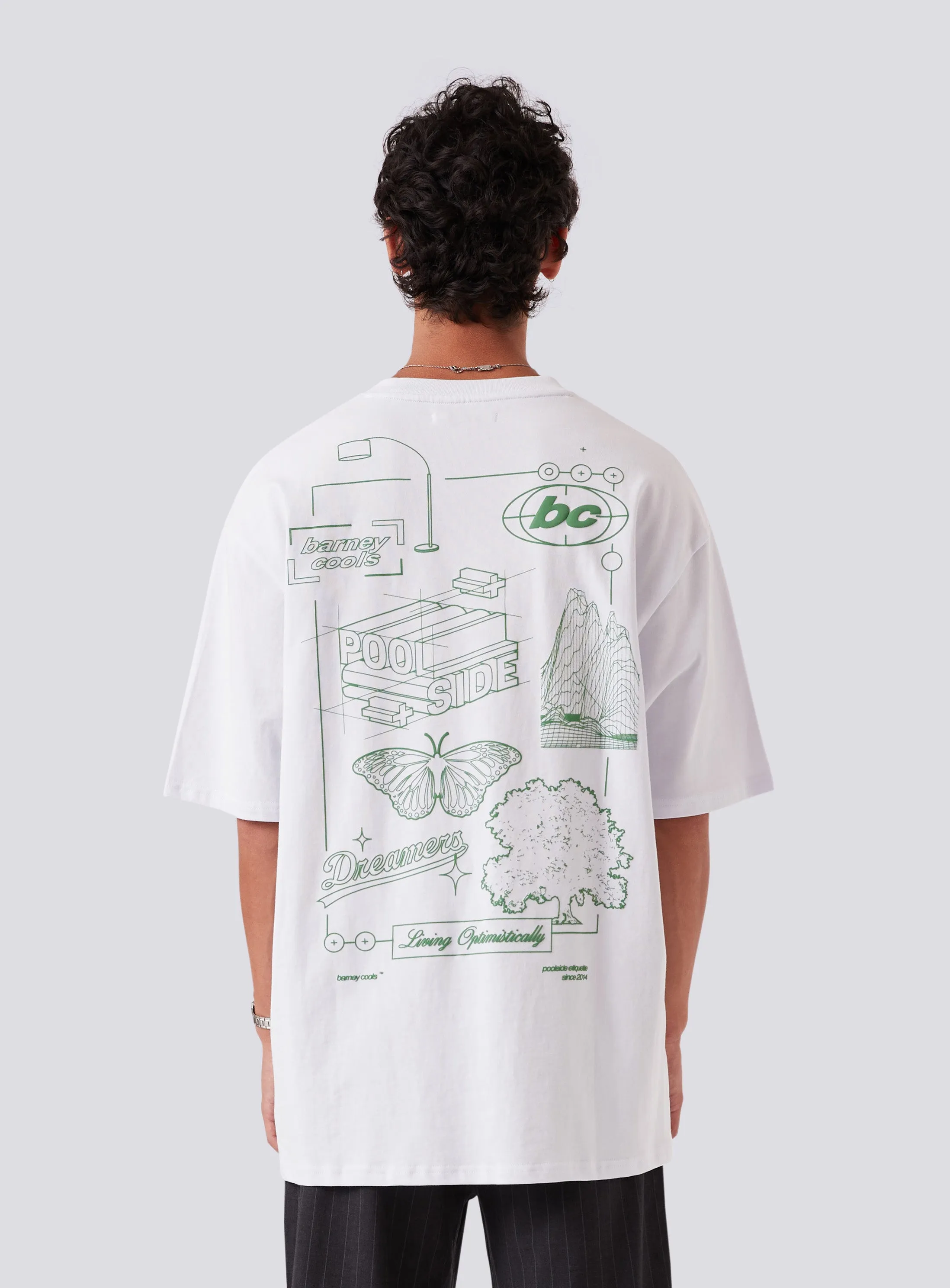 Streetscape Tee White sold by Barney Cools product image thumbnail 4