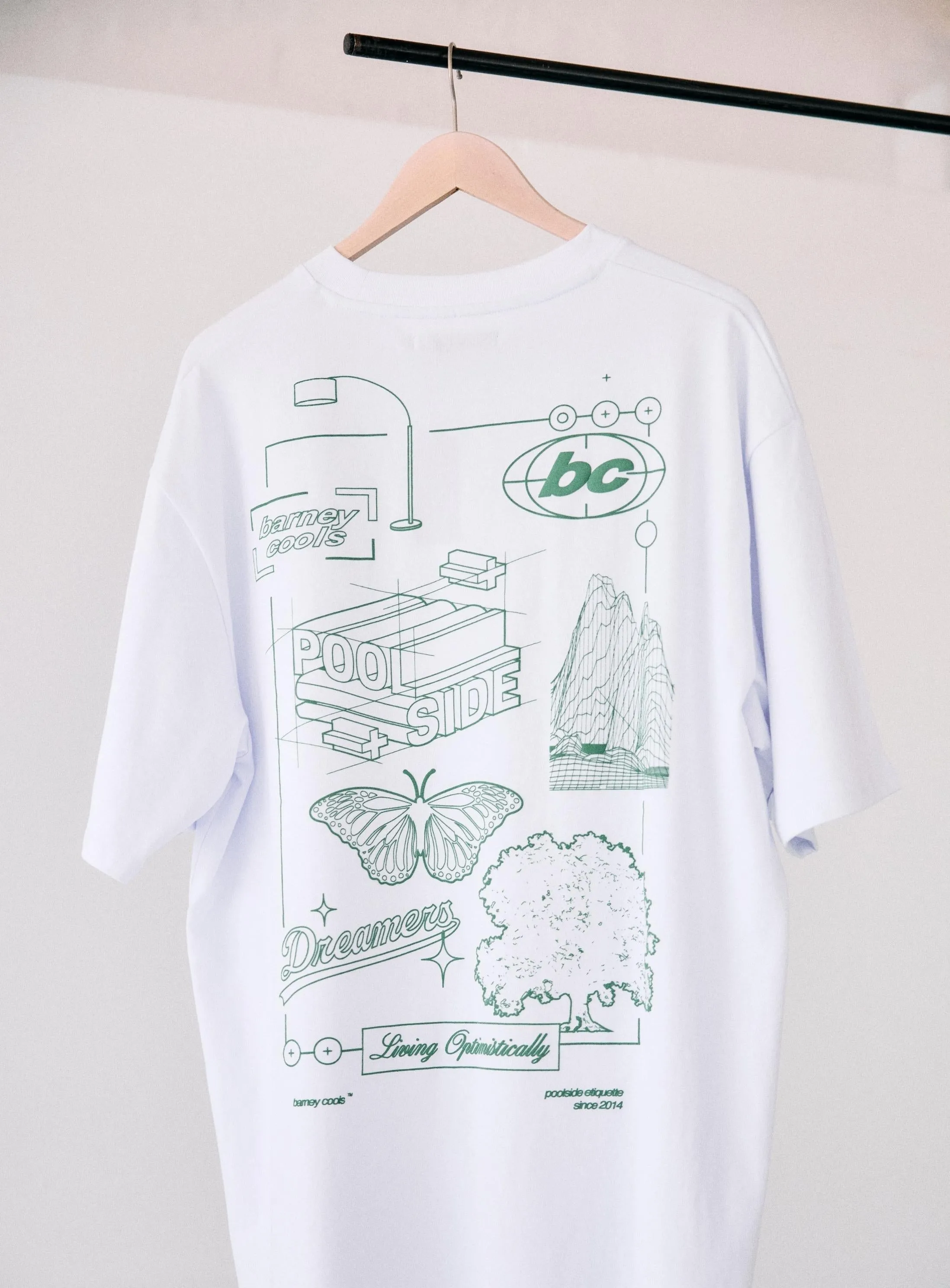 Streetscape Tee White sold by Barney Cools product image thumbnail 5