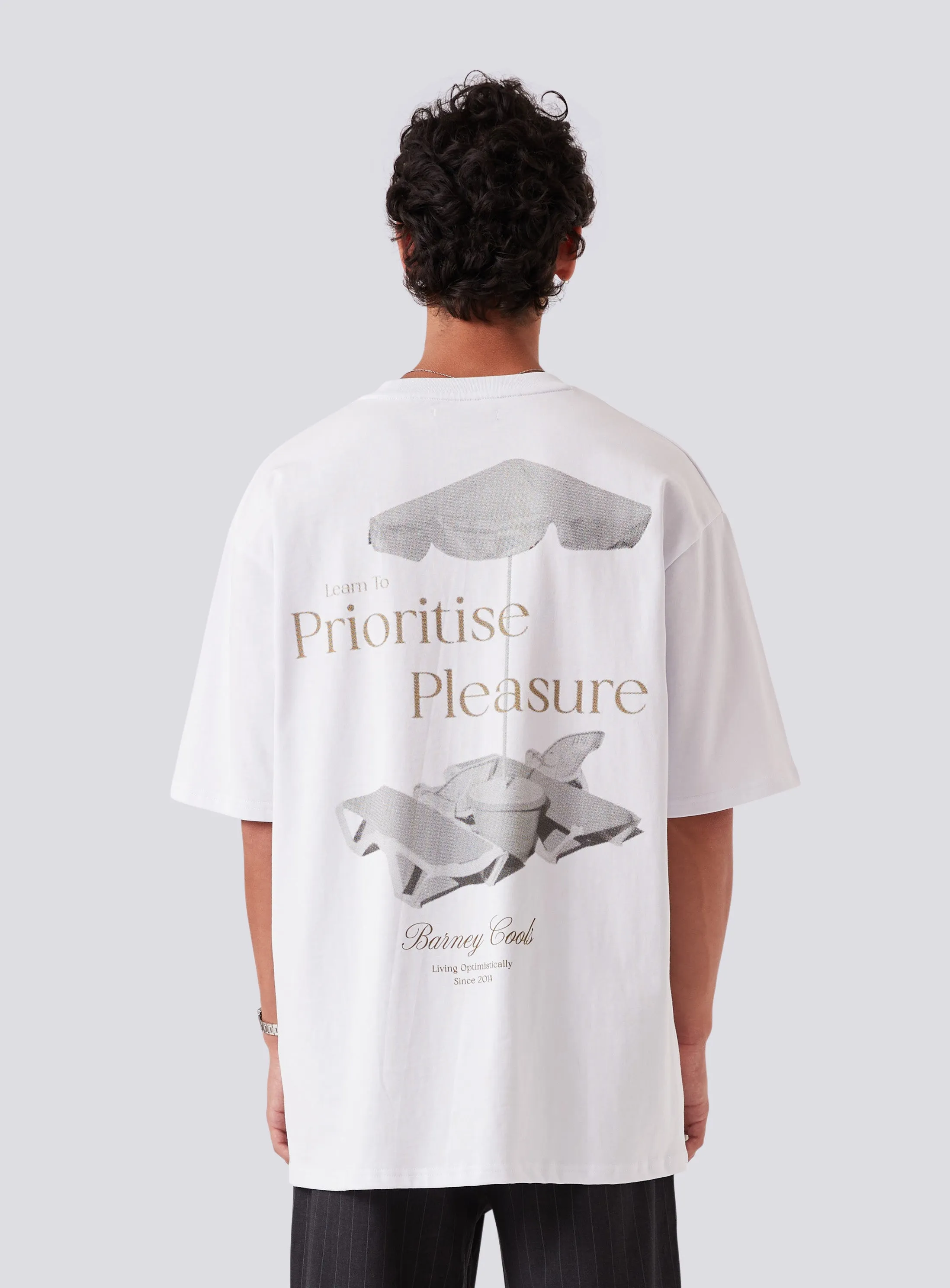 Lesson Tee White sold by Barney Cools product image thumbnail 4