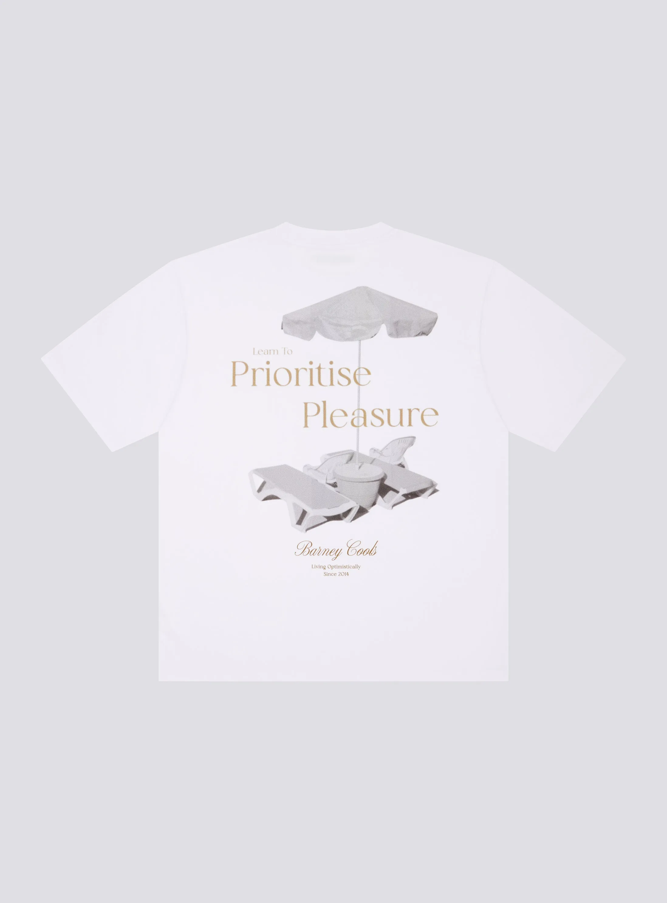 Lesson Tee White sold by Barney Cools product image thumbnail 3