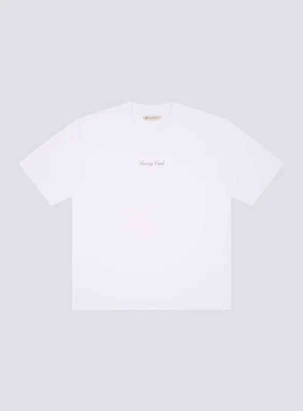 Lesson Tee White sold by Barney Cools