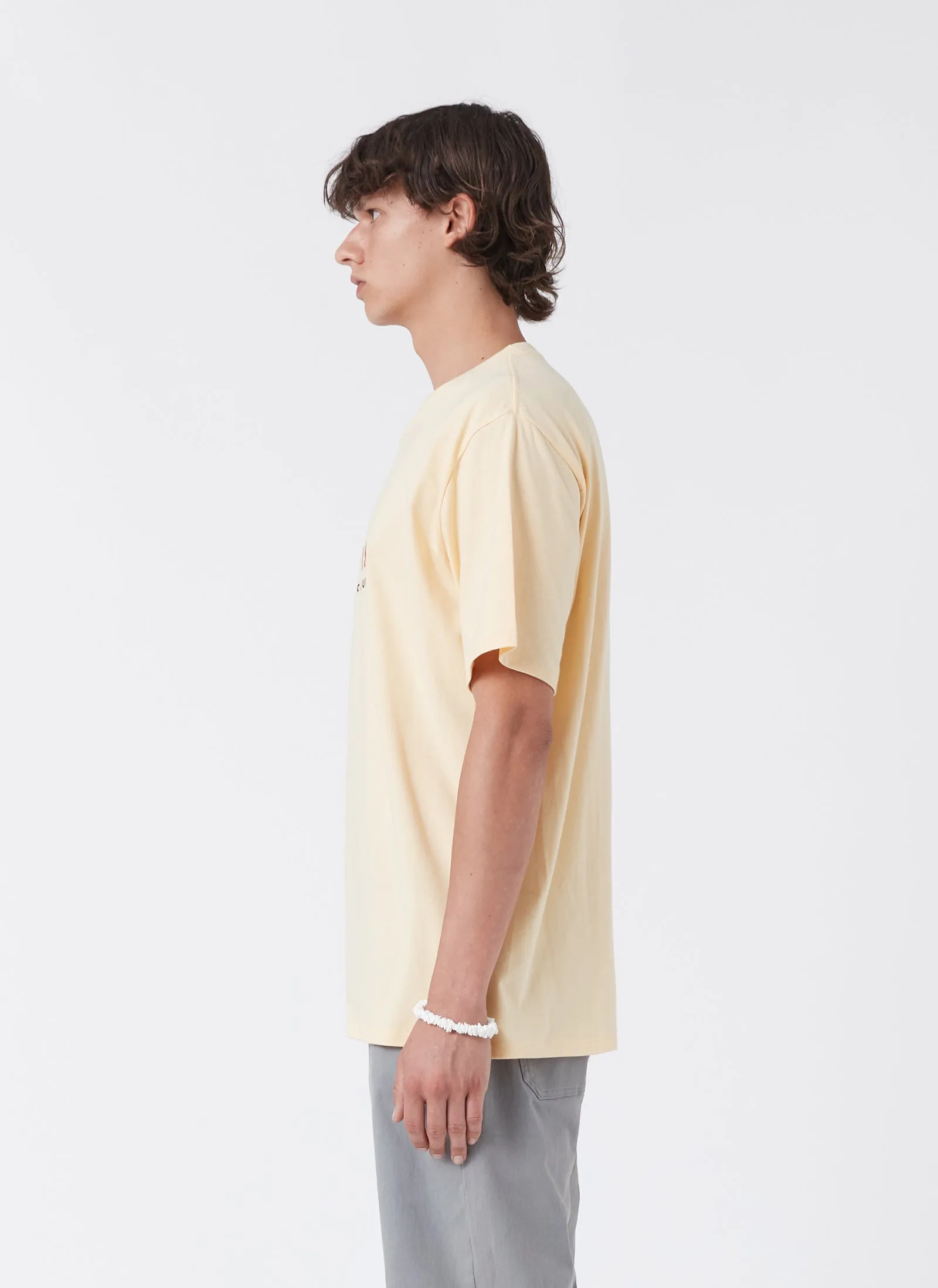 Leisure Club Tee Lemon sold by Barney Cools product image thumbnail 4