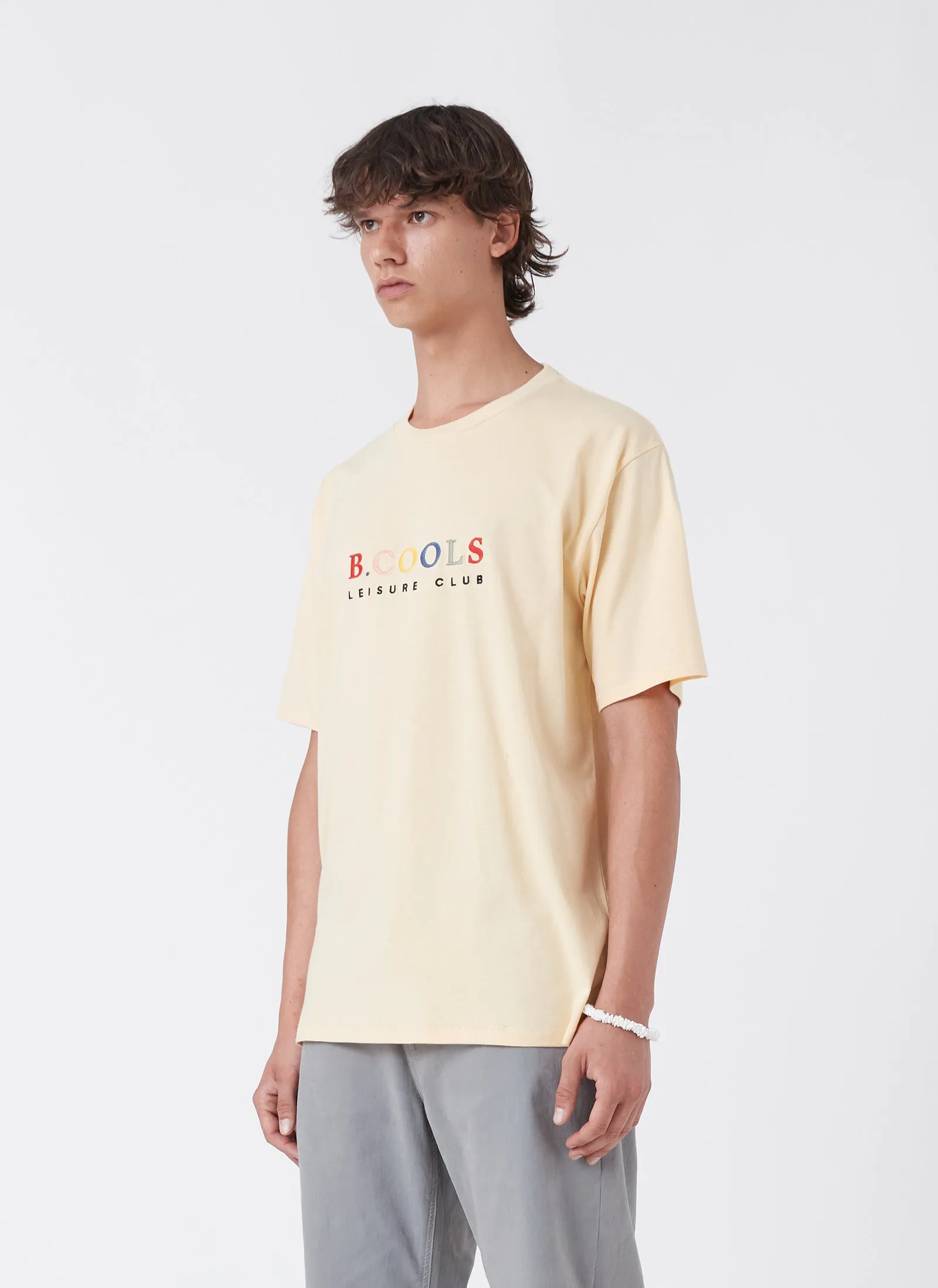 Leisure Club Tee Lemon sold by Barney Cools product image thumbnail 3