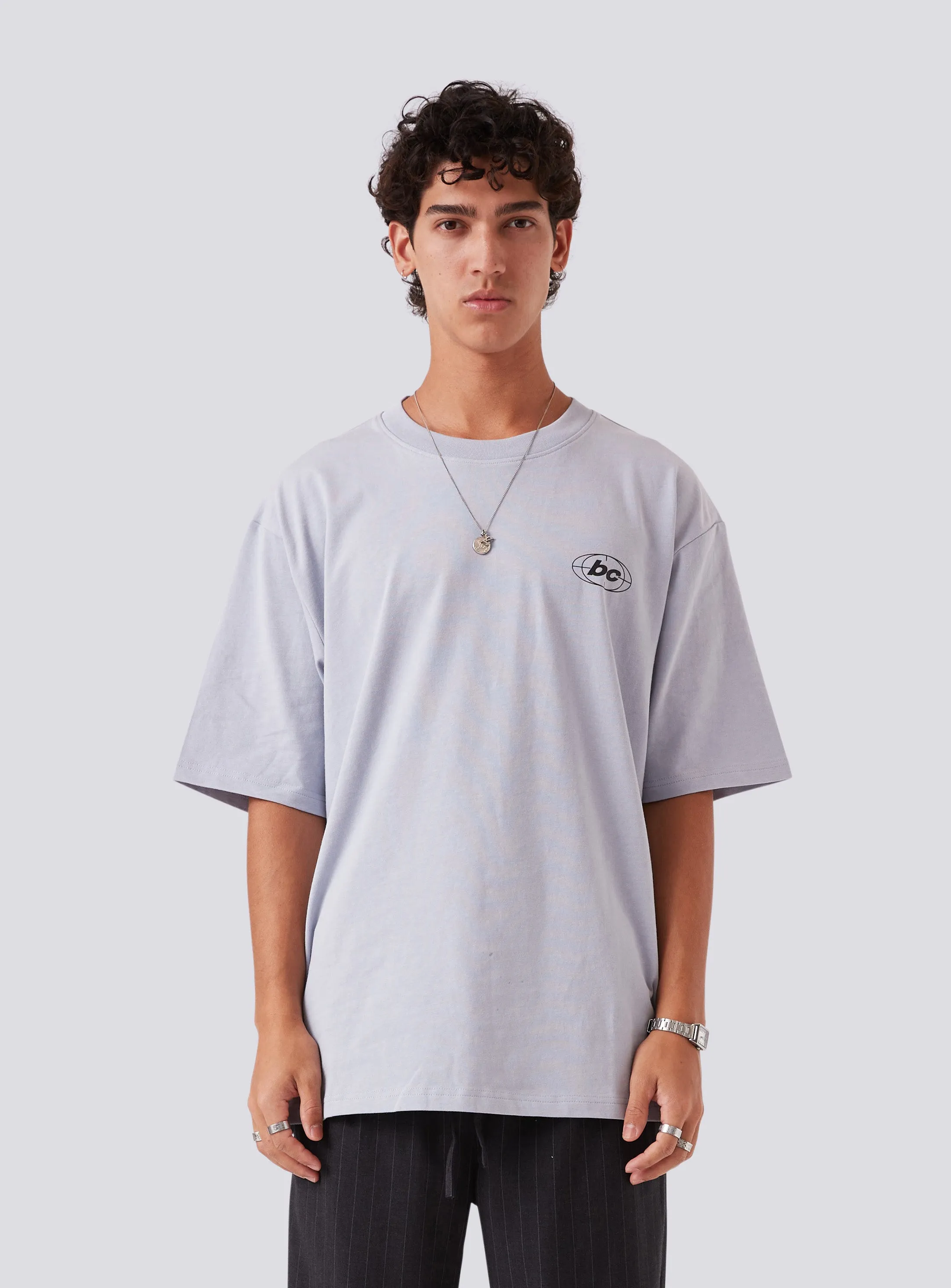 Streetscape Tee Cloud Blue sold by Barney Cools product image thumbnail 3