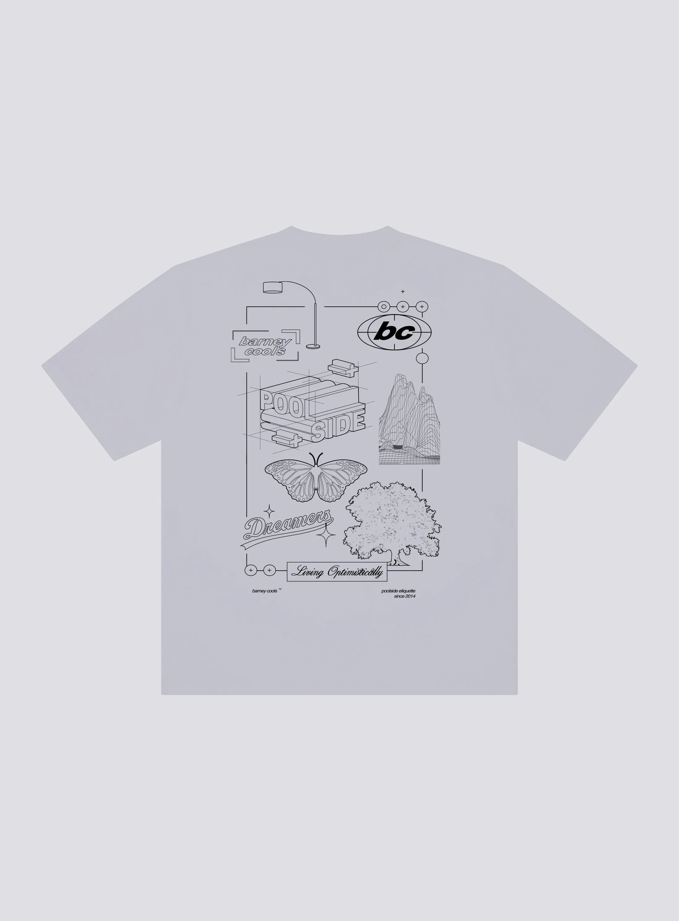 Streetscape Tee Cloud Blue sold by Barney Cools product image thumbnail 4