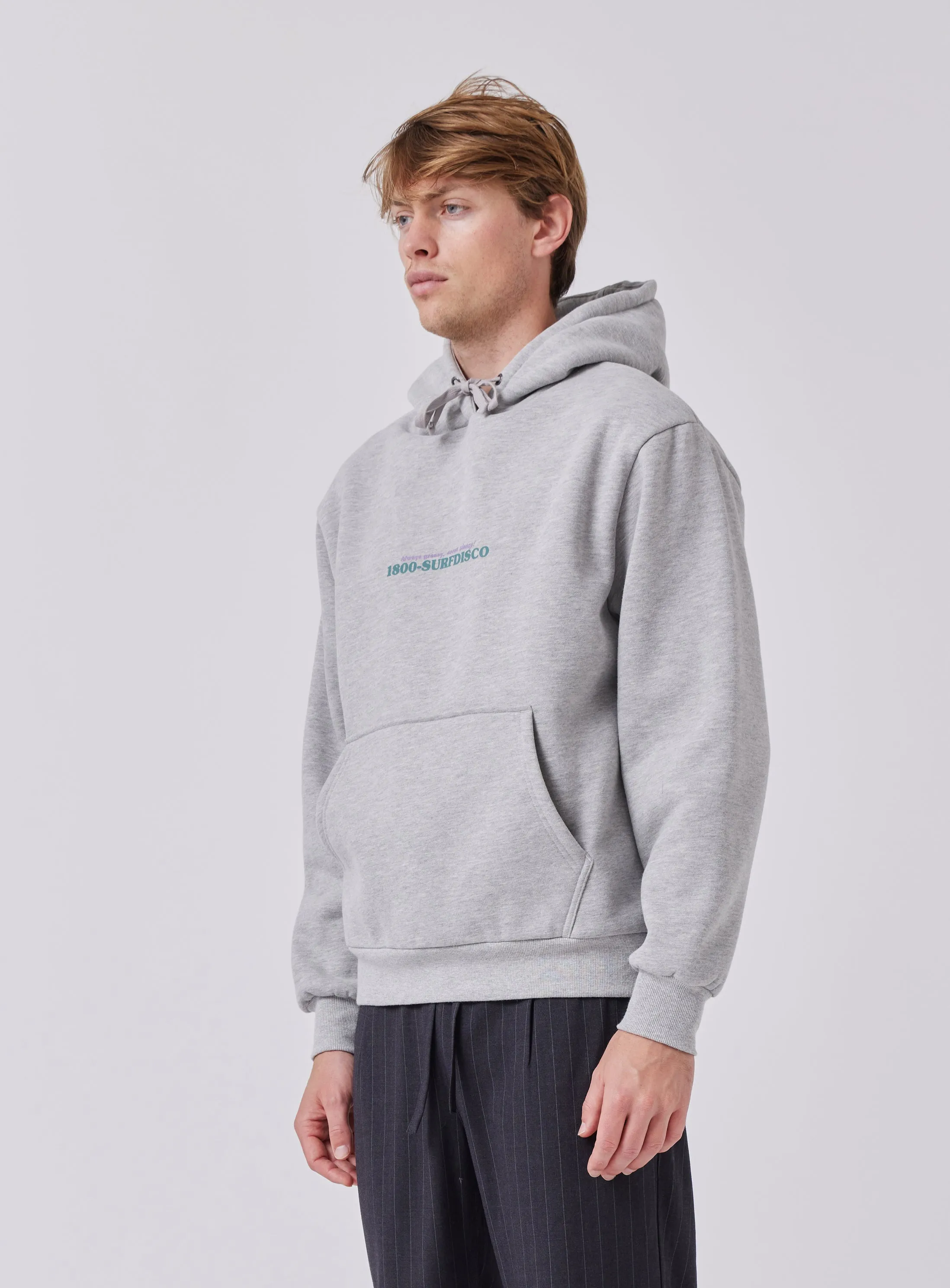 Pizza Hood Grey Melange sold by Barney Cools product image thumbnail 4