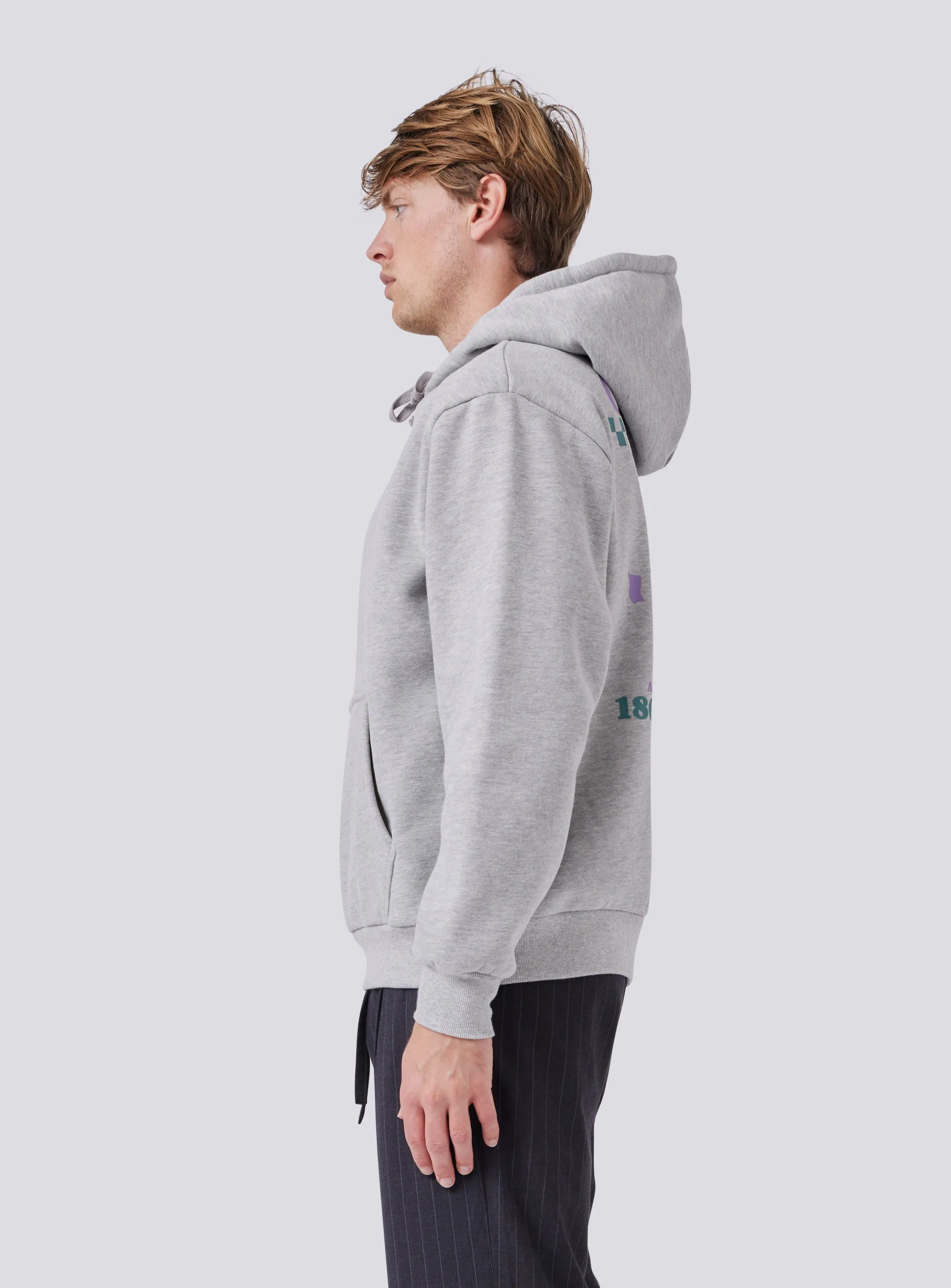 Pizza Hood Grey Melange sold by Barney Cools product image thumbnail 5