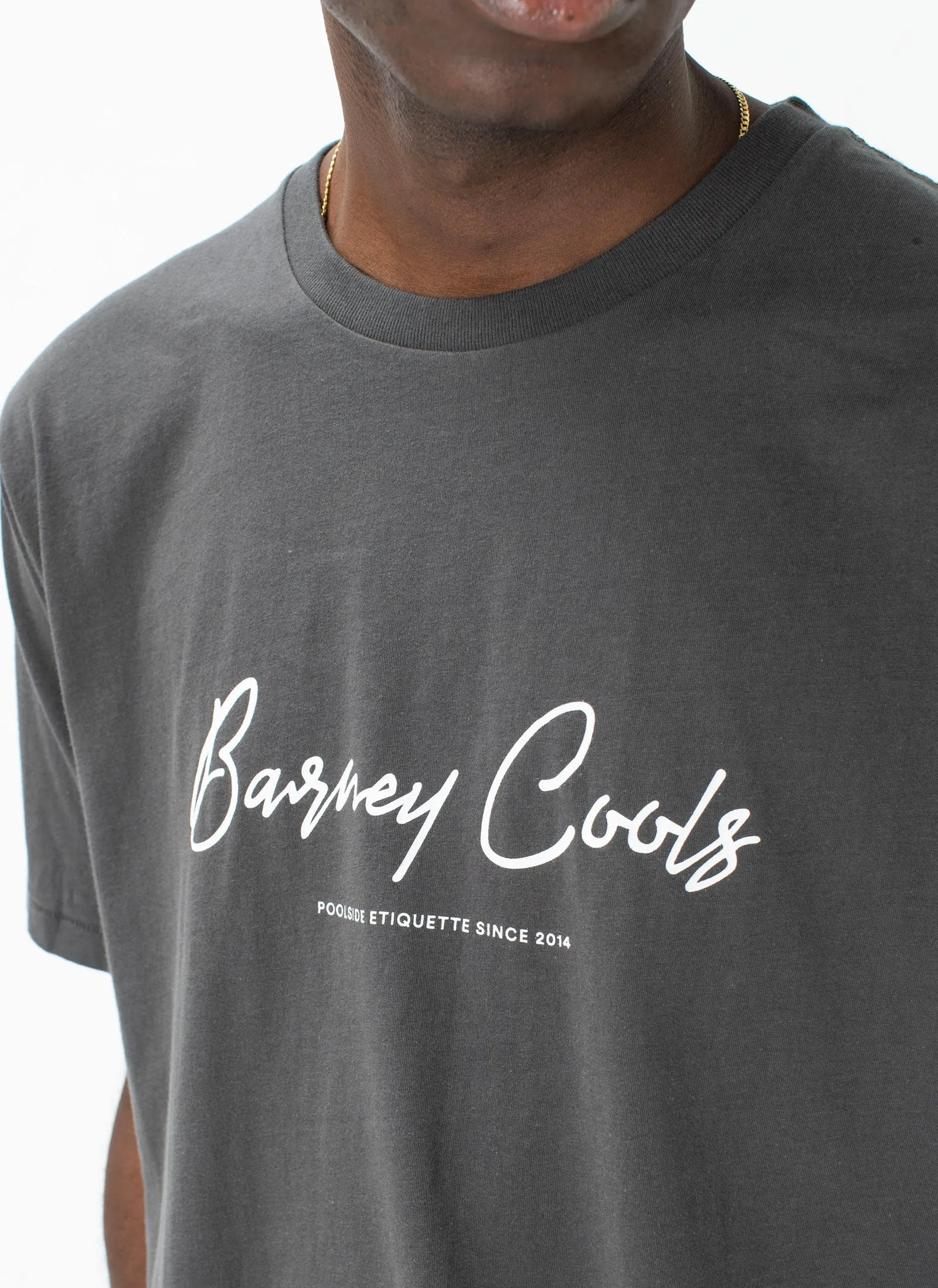 Barney Cools Script Tee Pigment Black sold by Barney Cools product image thumbnail 2