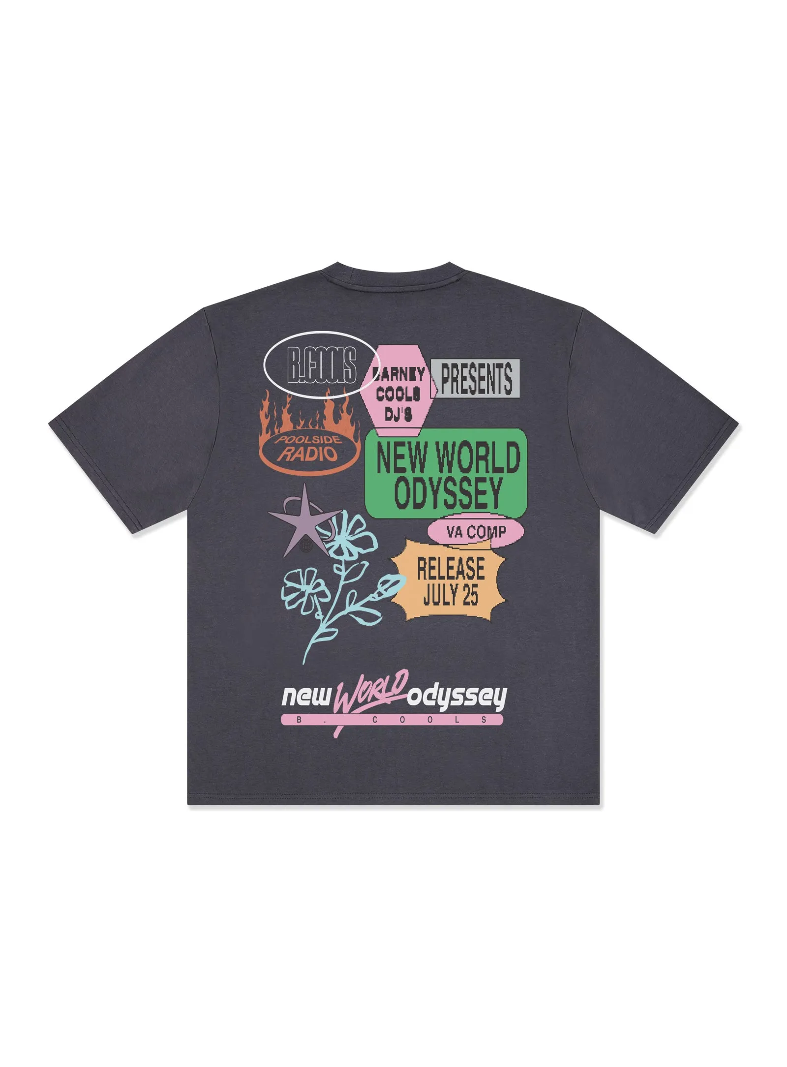 NWO Tee Washed Black sold by Barney Cools