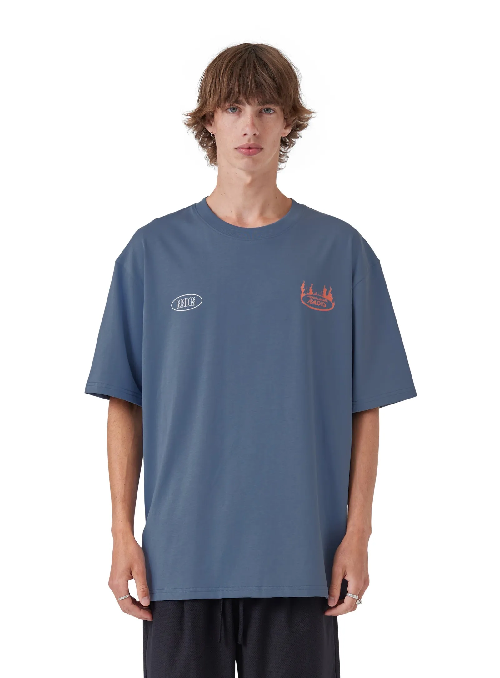 NWO Tee Washed Blue sold by Barney Cools product image thumbnail 2