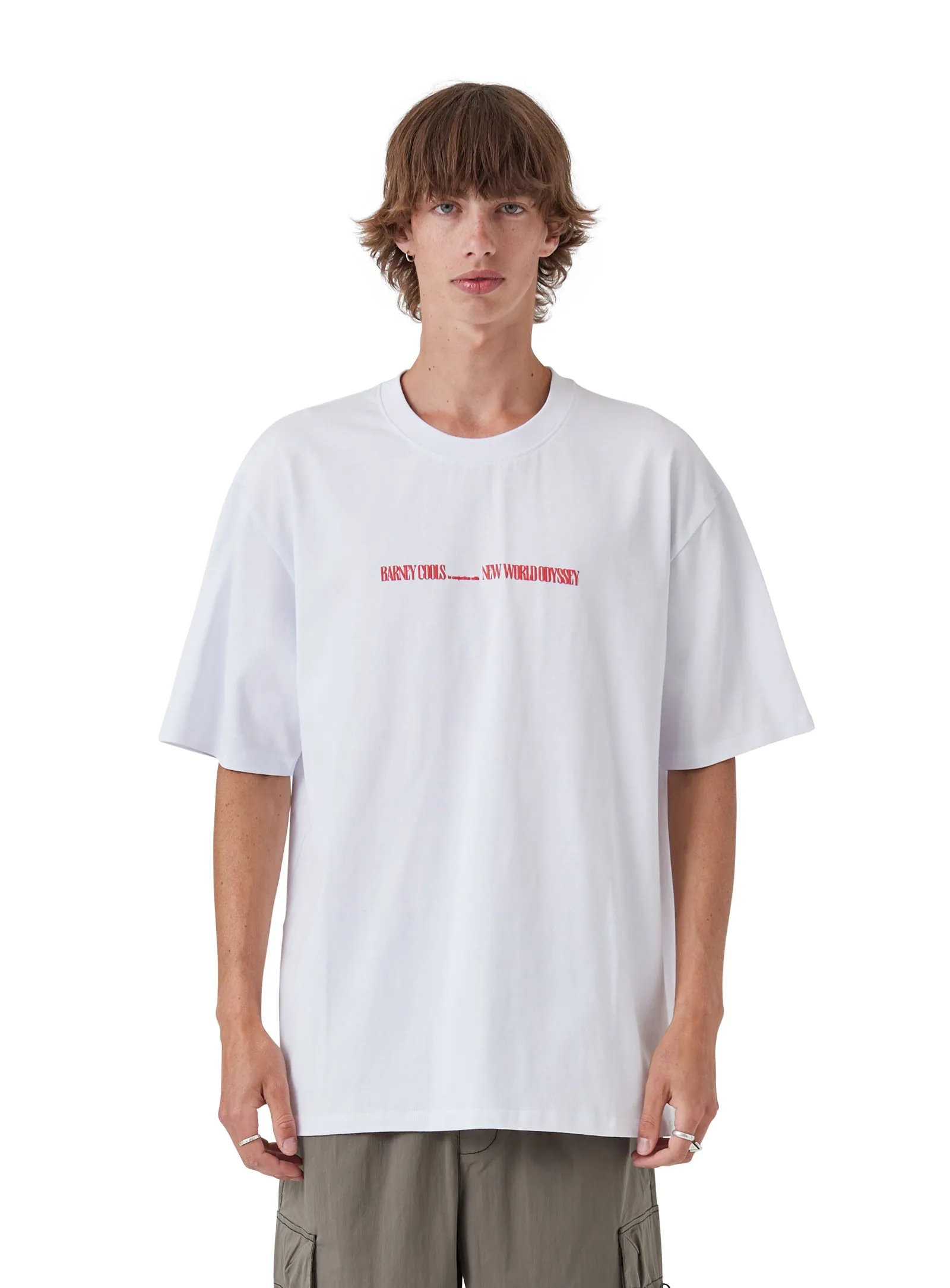 Loop Tee White sold by Barney Cools product image thumbnail 2