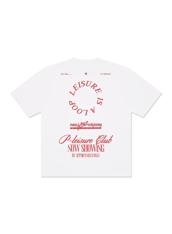 Loop Tee White sold by Barney Cools